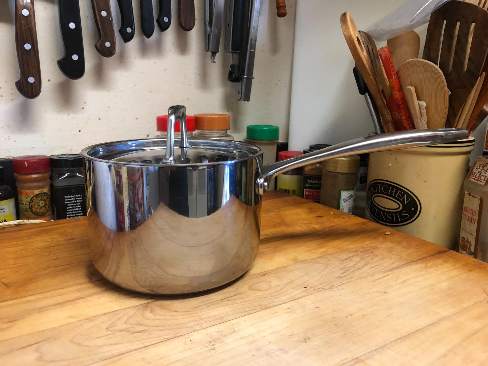 Tramontina Signature Tri-Ply Clad Stainless Steel 2-Quart Sauce Pan with Lid customer photo 2