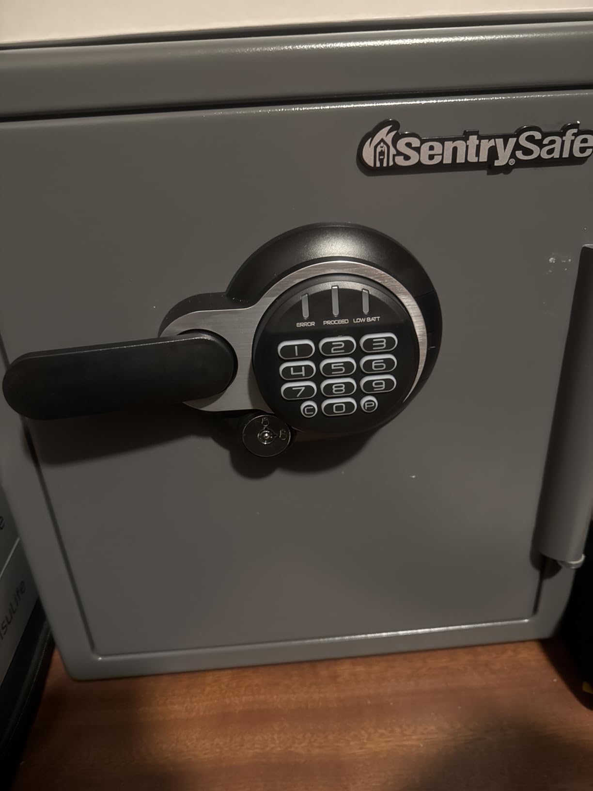SentrySafe Fireproof and Waterproof Gray Steel Home Safe with Digital Keypad Lock, Floor Safe with Interior Lighting Secures Money, Documents, 2.05 Cubic Feet, SFW205GQC customer photo 2