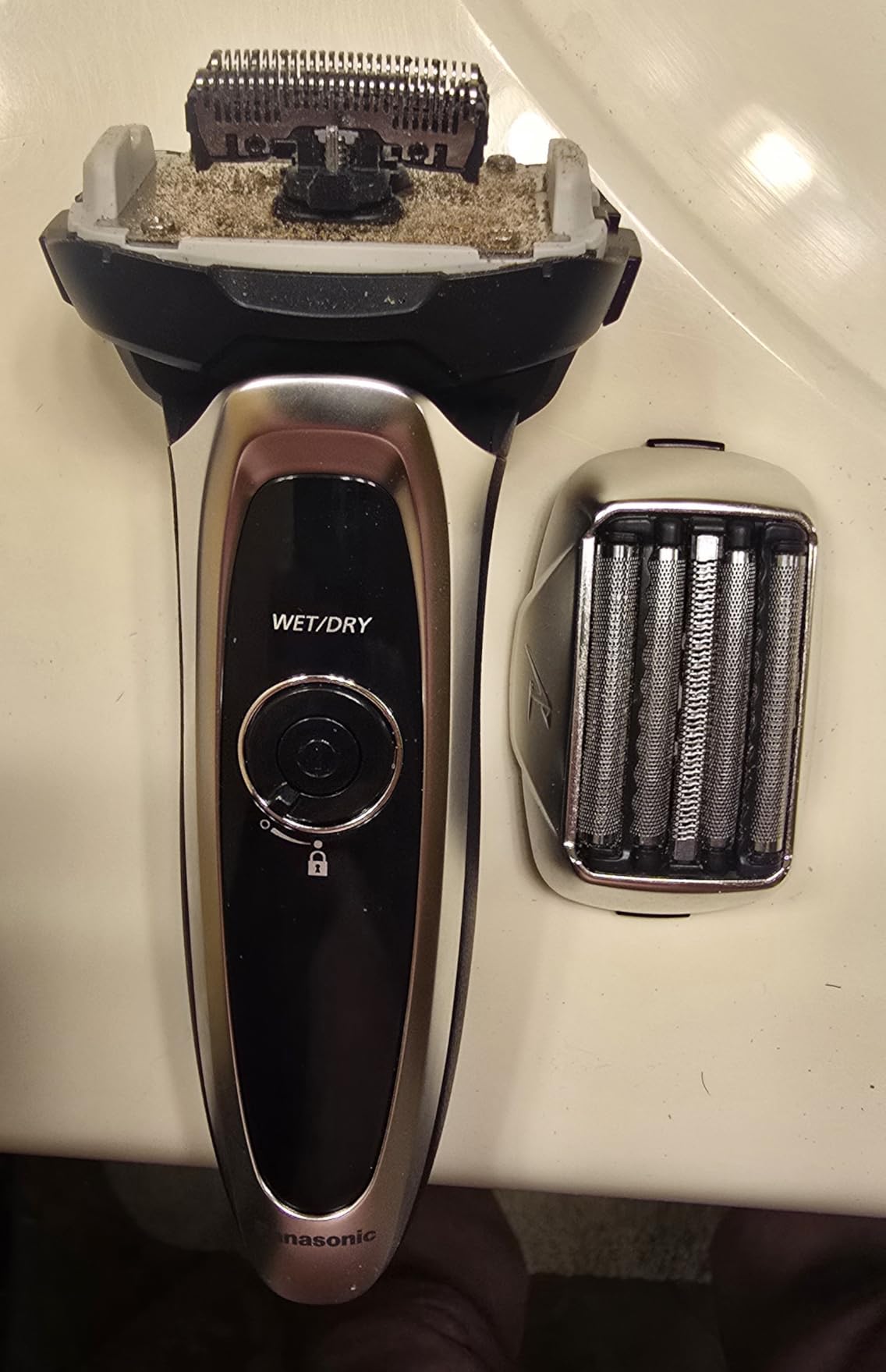 Panasonic ARC5 Electric Razor for Men with Pop-Up Trimmer, Wet/Dry 5-Blade Electric Shaver with Intelligent Shave Sensor and Multi-Flex Pivoting Head, ES-LV65-S (Silver) customer photo 1