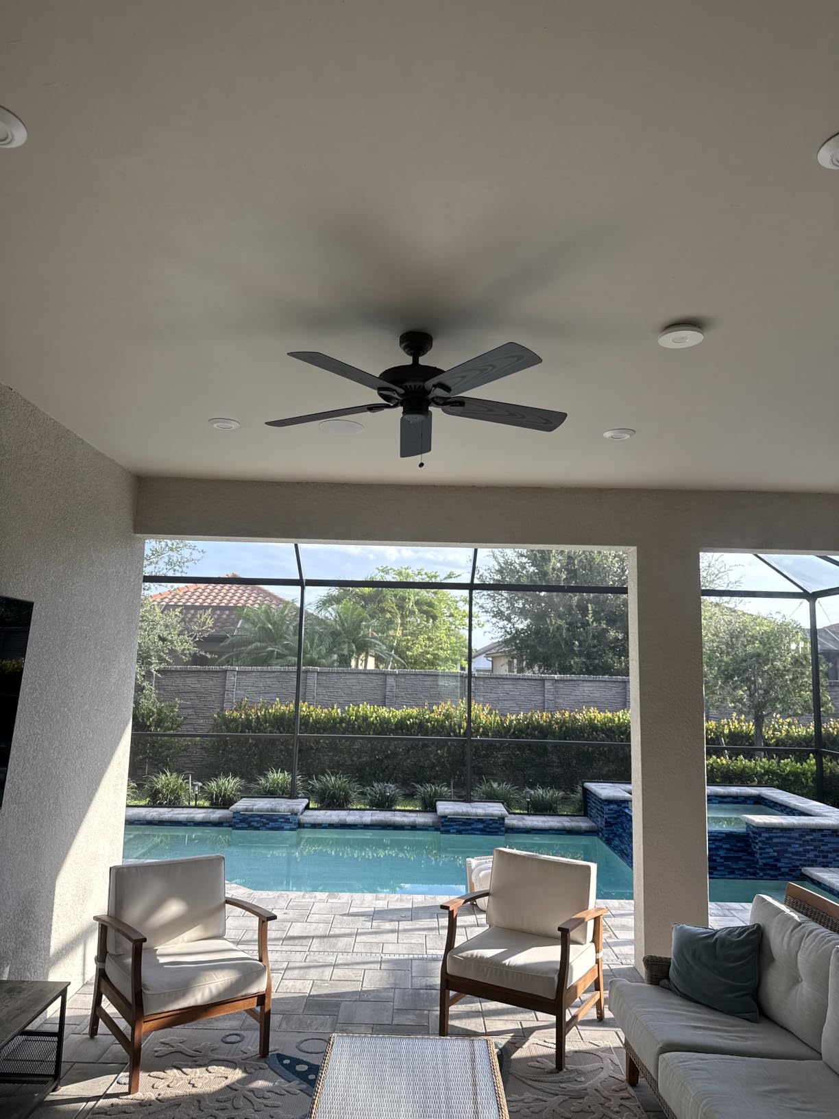 Honeywell Belmar 52-Inch Outdoor Ceiling Fan, Pull Chain, Tri-Mount, Bronze customer photo 2