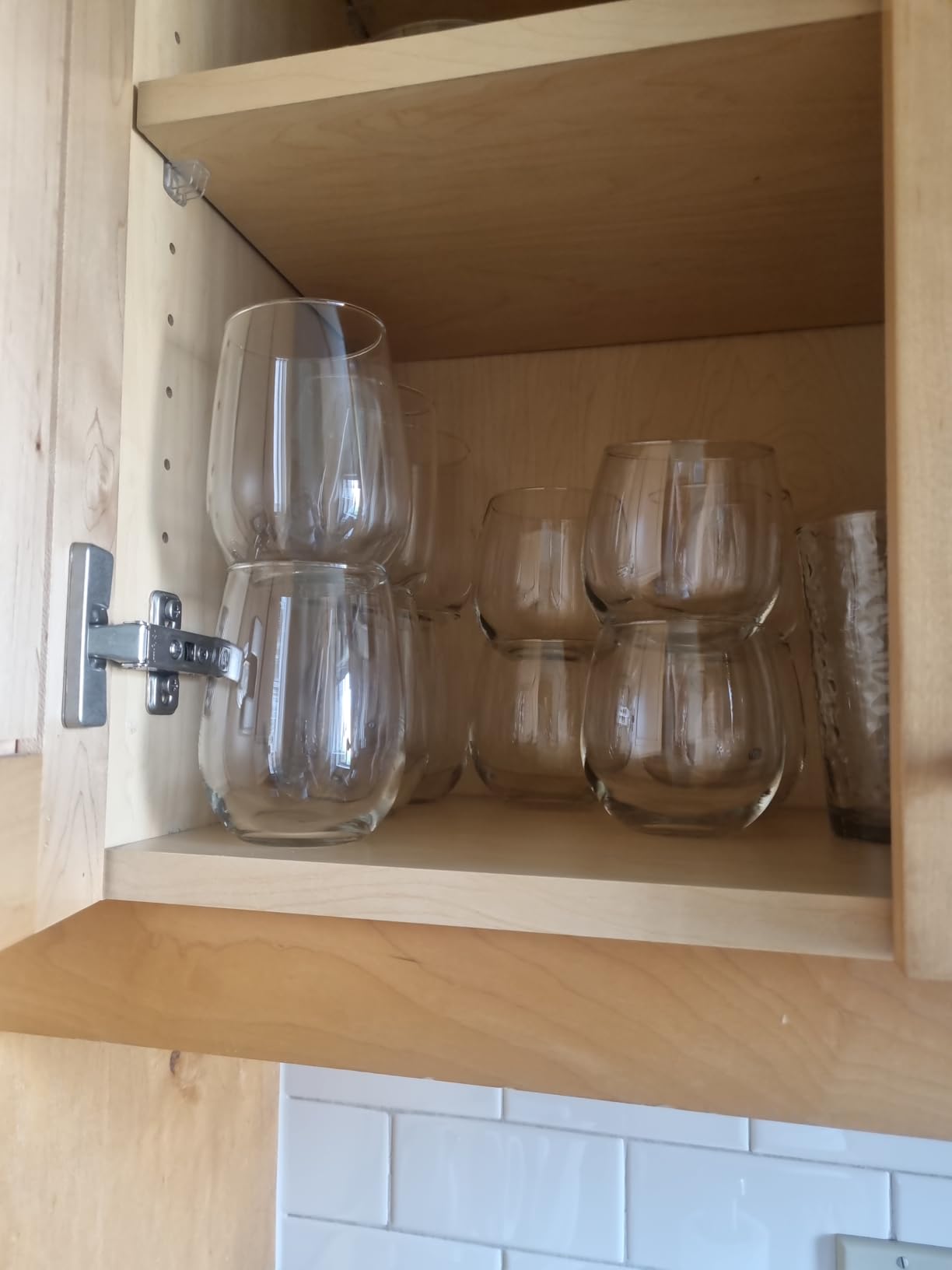 Libbey Stemless Wine Glasses Set of 12, Dishwasher Safe Set Of Wine Glasses, Perfect for Cocktails, Water, and Outdoor Glassware customer photo 1