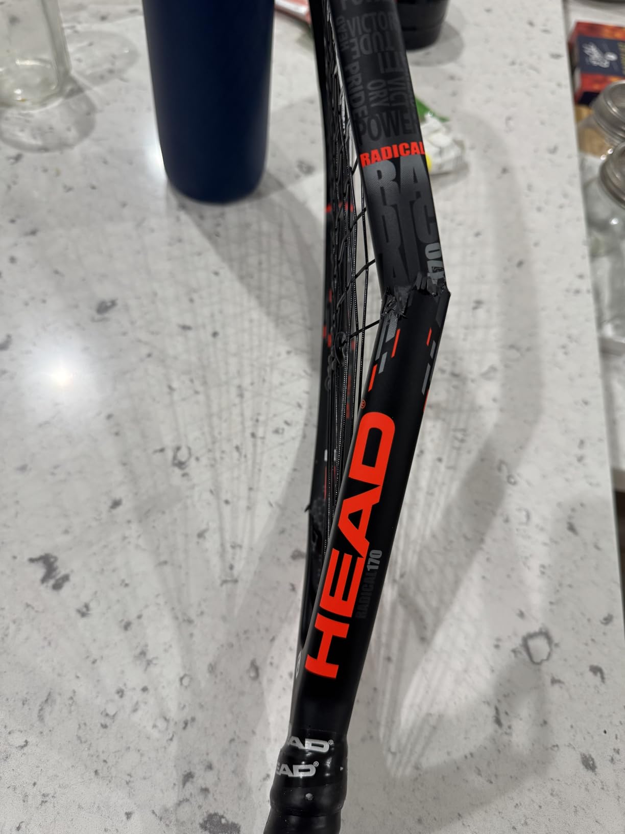 HEAD Graphene Radical 160/170/180 Racquetball Racquet Series | Graphene Technology with Adaptive Fan Pattern Delivers Customizable Power, Control, and Fast Racquet Speed customer photo 1