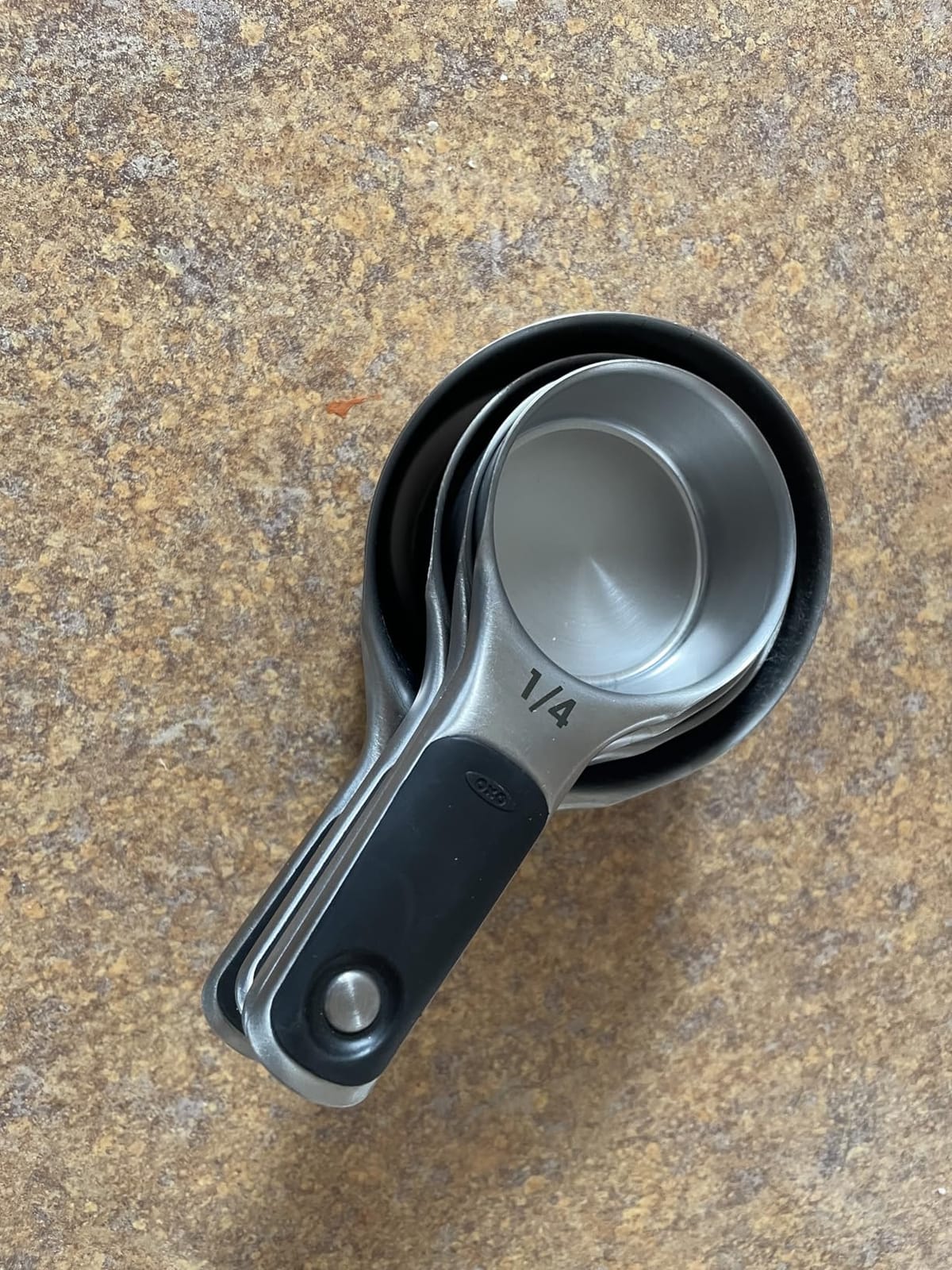 OXO Good Grips 4 Piece Stainless Steel Measuring Cups with Magnetic Snaps customer photo 2