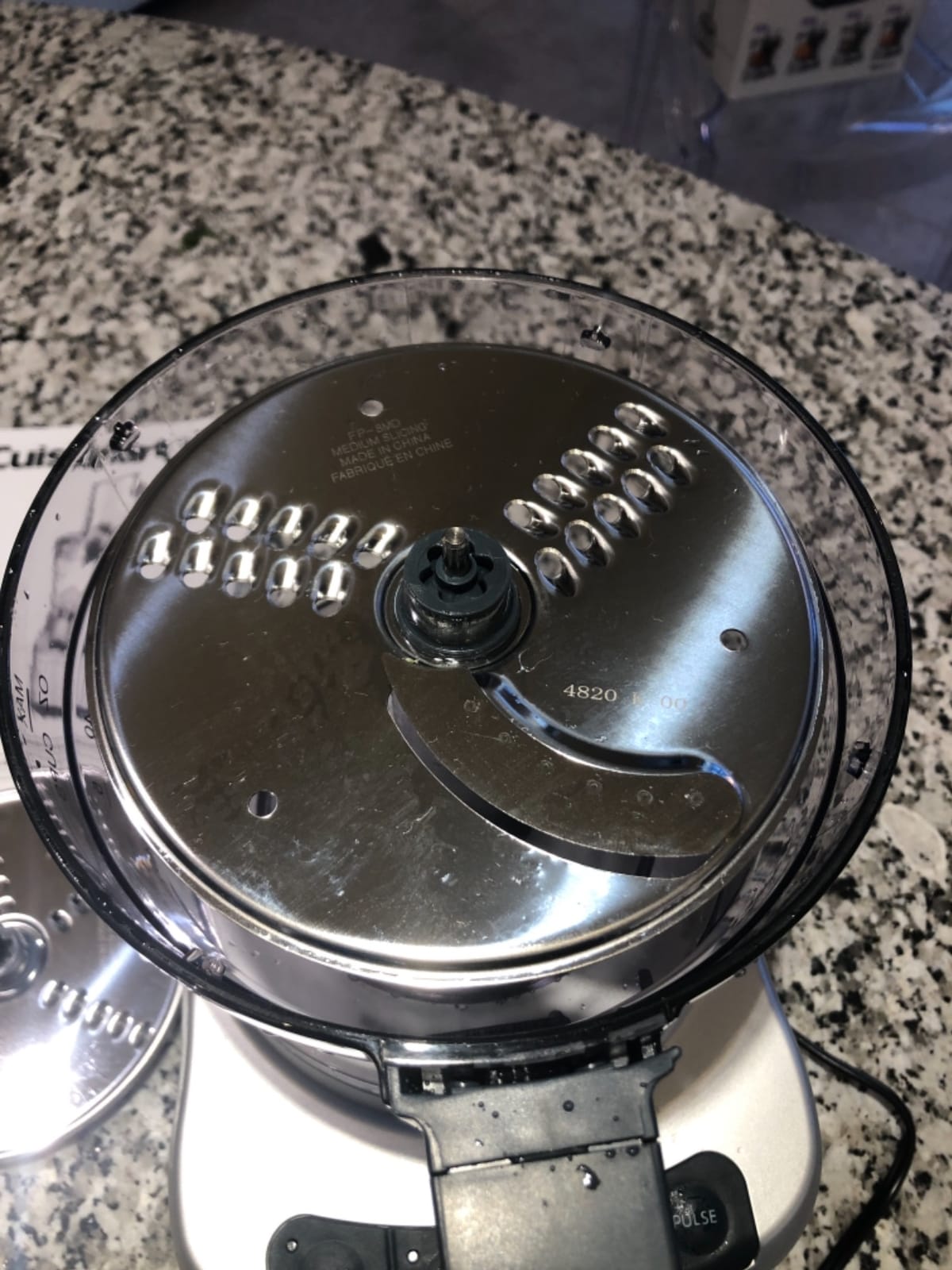 Cuisinart 8 Cup Food Processor, 350-Watt Motor, Medium to Fine Slicing Discs, FP-8SV, Silver customer photo 1