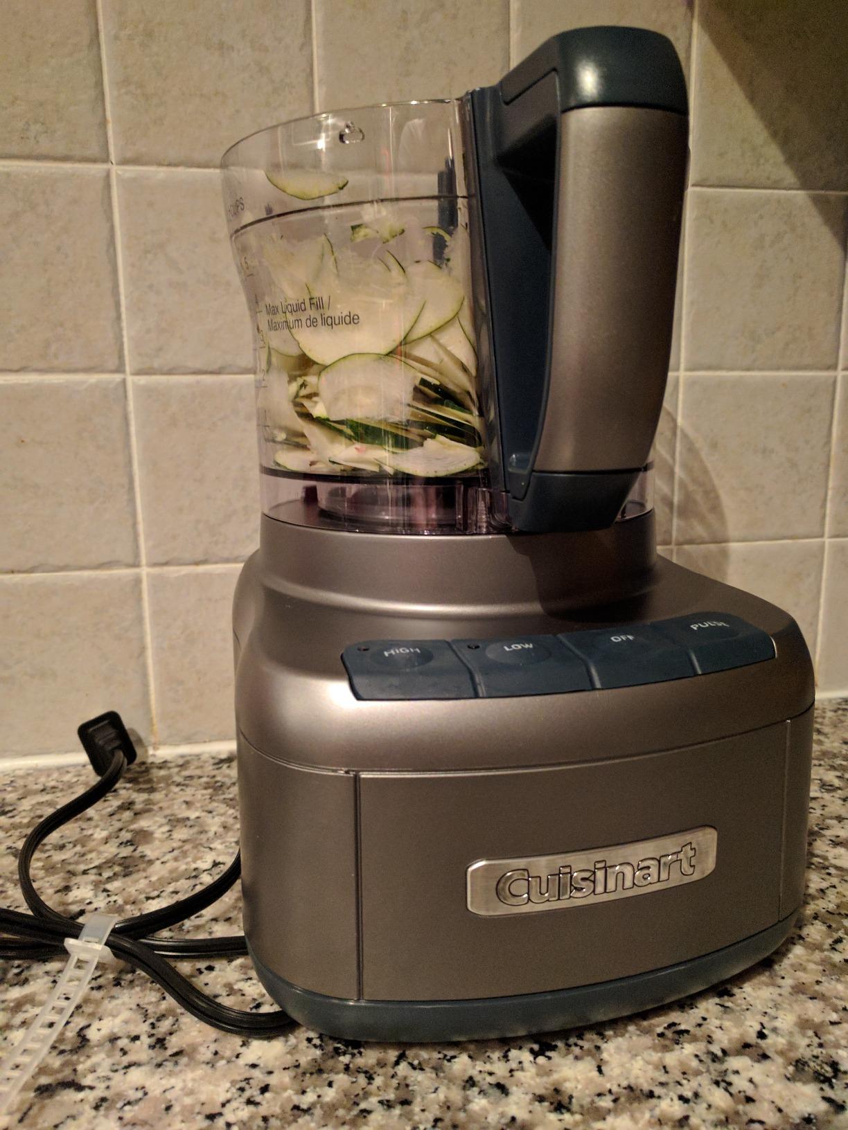 Cuisinart 8 Cup Food Processor, 350-Watt Motor, Medium to Fine Slicing Discs, FP-8SV, Silver customer photo 2