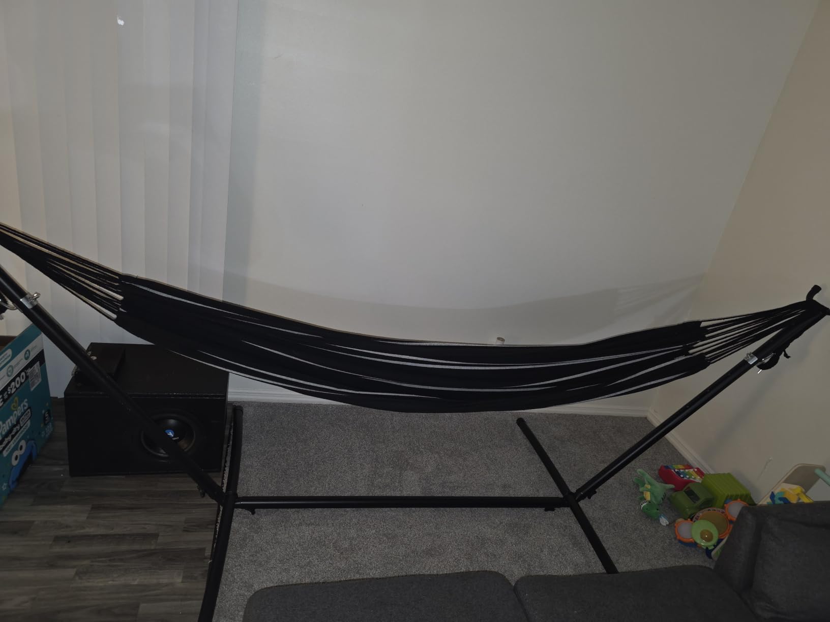 Best Choice Products Double Hammock with Steel Stand, Indoor Outdoor Brazilian-Style Cotton Bed w/Carrying Bag, 2-Person Capacity - Desert Stripes customer photo 1