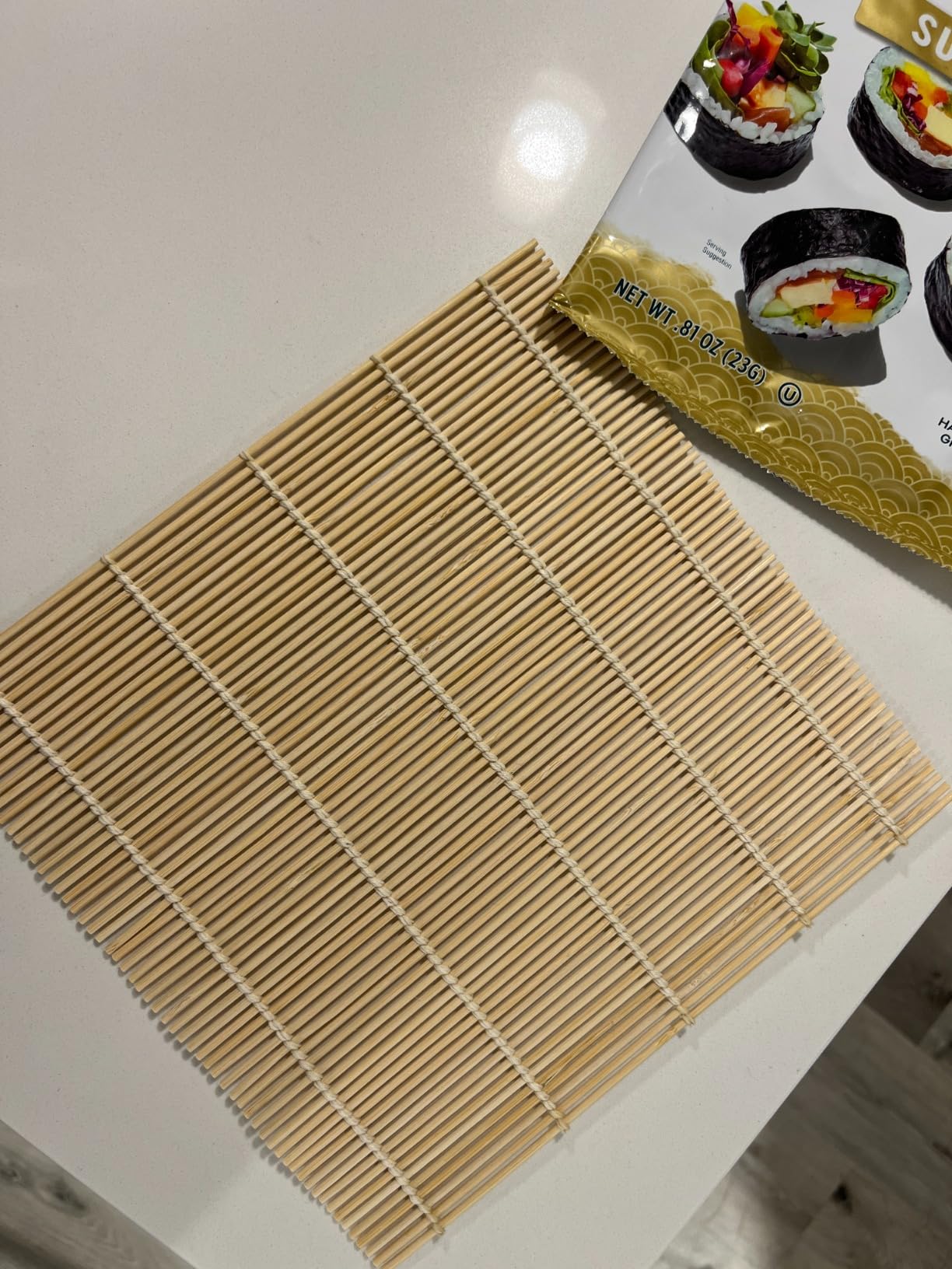 Bamboo Sushi Rolling Mat customer photo 1