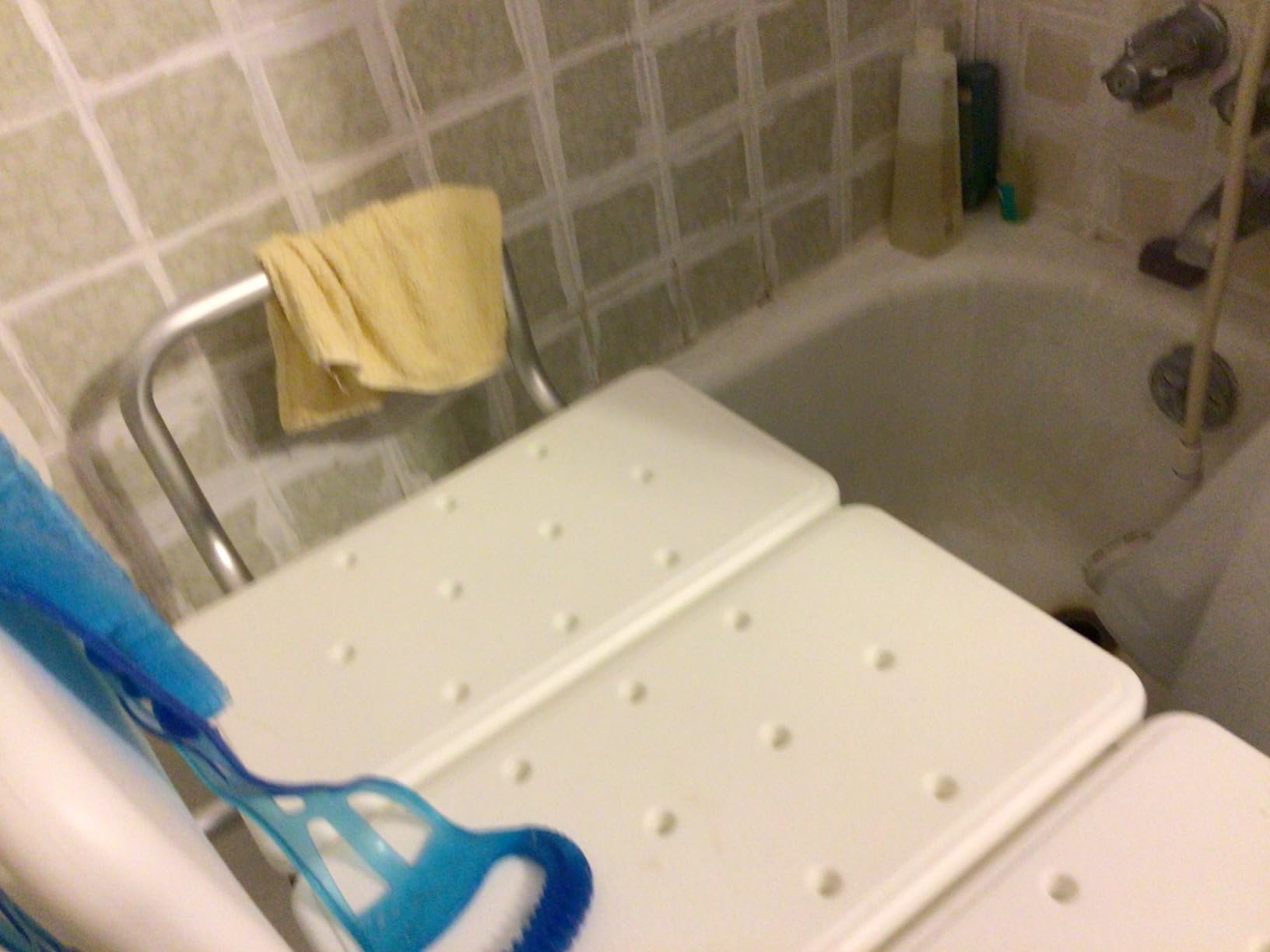 Carex Shower Bench and Shower Chair For Elderly and Disabled with Height Adjustable Legs, Tub Bench Converts to Right or Left Hand Entry, Shower Chair For Bathtub customer photo 1