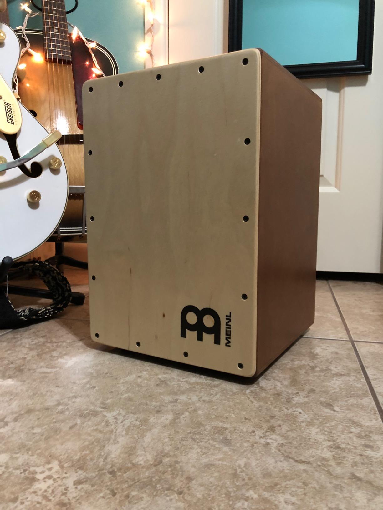 Meinl Percussion Cajon, MADE IN EUROPE - Sit-On Box Drum, Snare & Bass Tone | Baltic Birch Wood, Compact Size, Rear Sound Port, Silicone Feet - For All Skill Levels and Settings customer photo 1