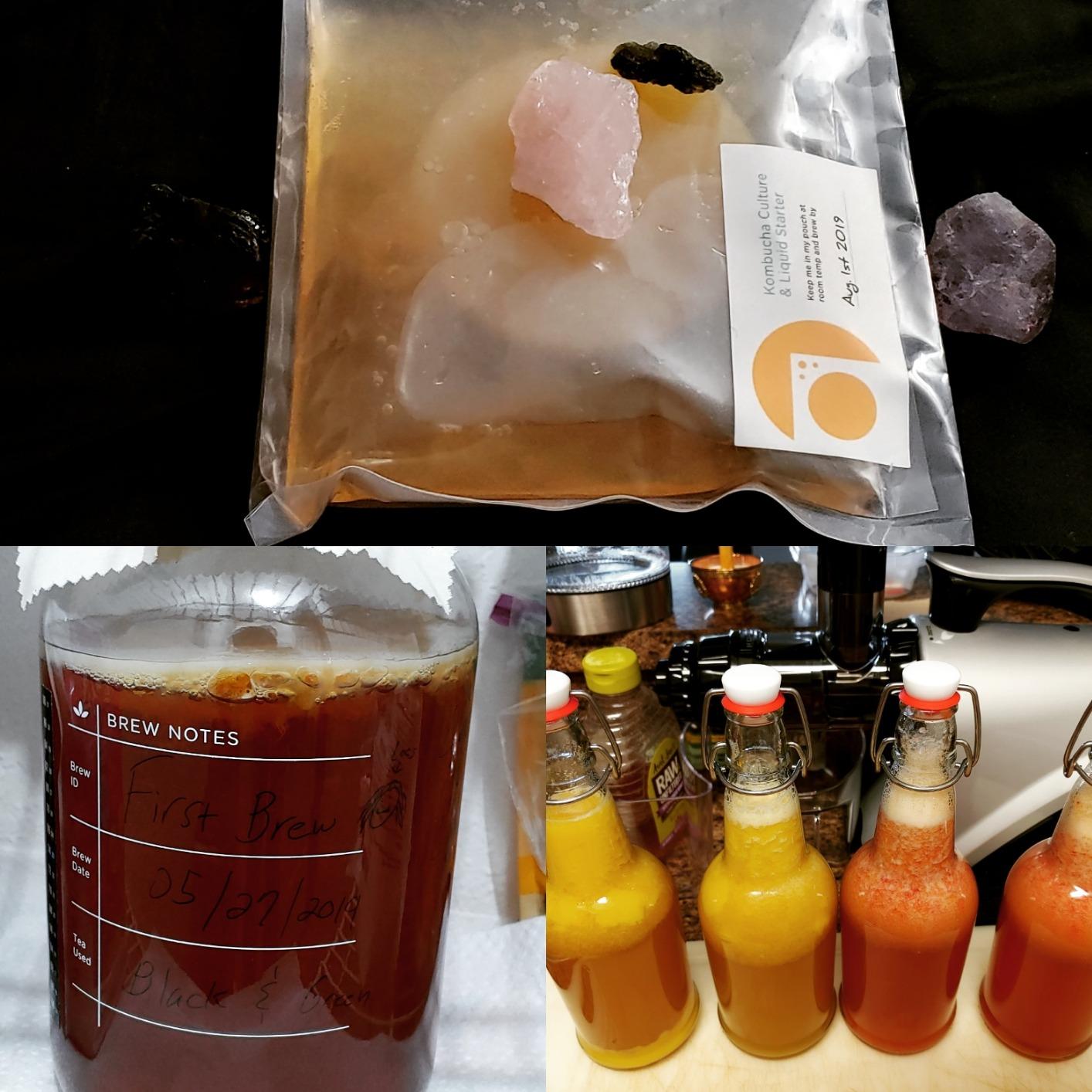 Deluxe Organic Kombucha Starter Kit - Six Swing Top Bottles, Stainless Steel Funnel, Custom Bottle Brush & Our Original Brewing Kit - The Kombucha Shop customer photo 2