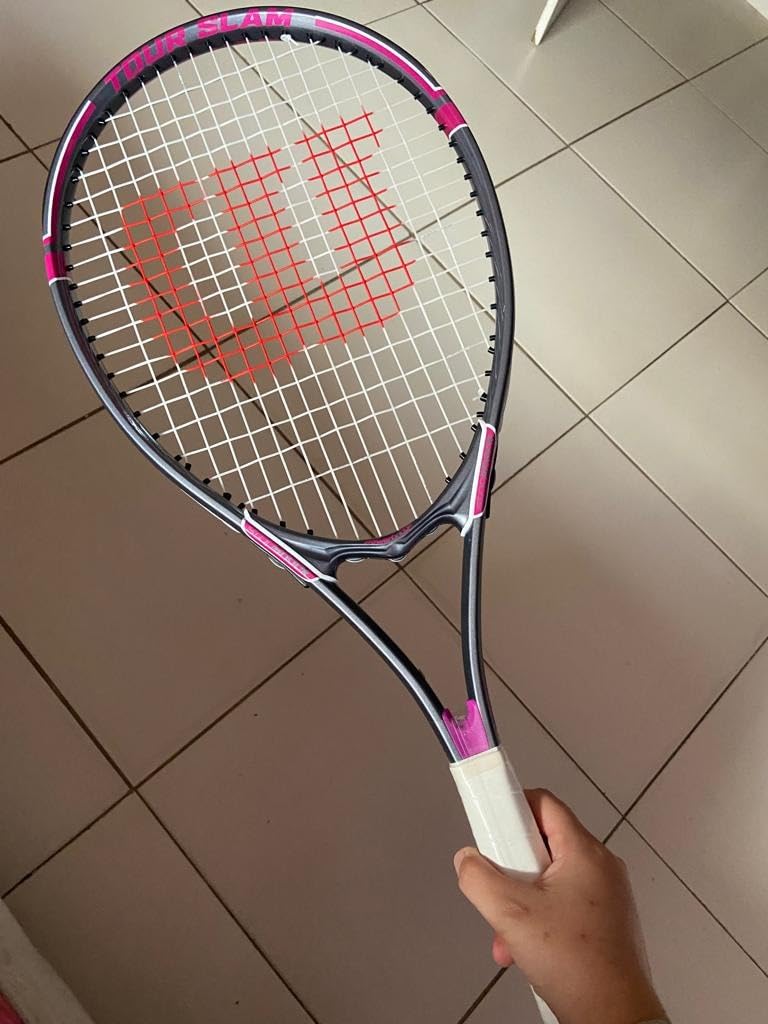 Wilson Tour Slam Adult Recreational Tennis Rackets customer photo 2