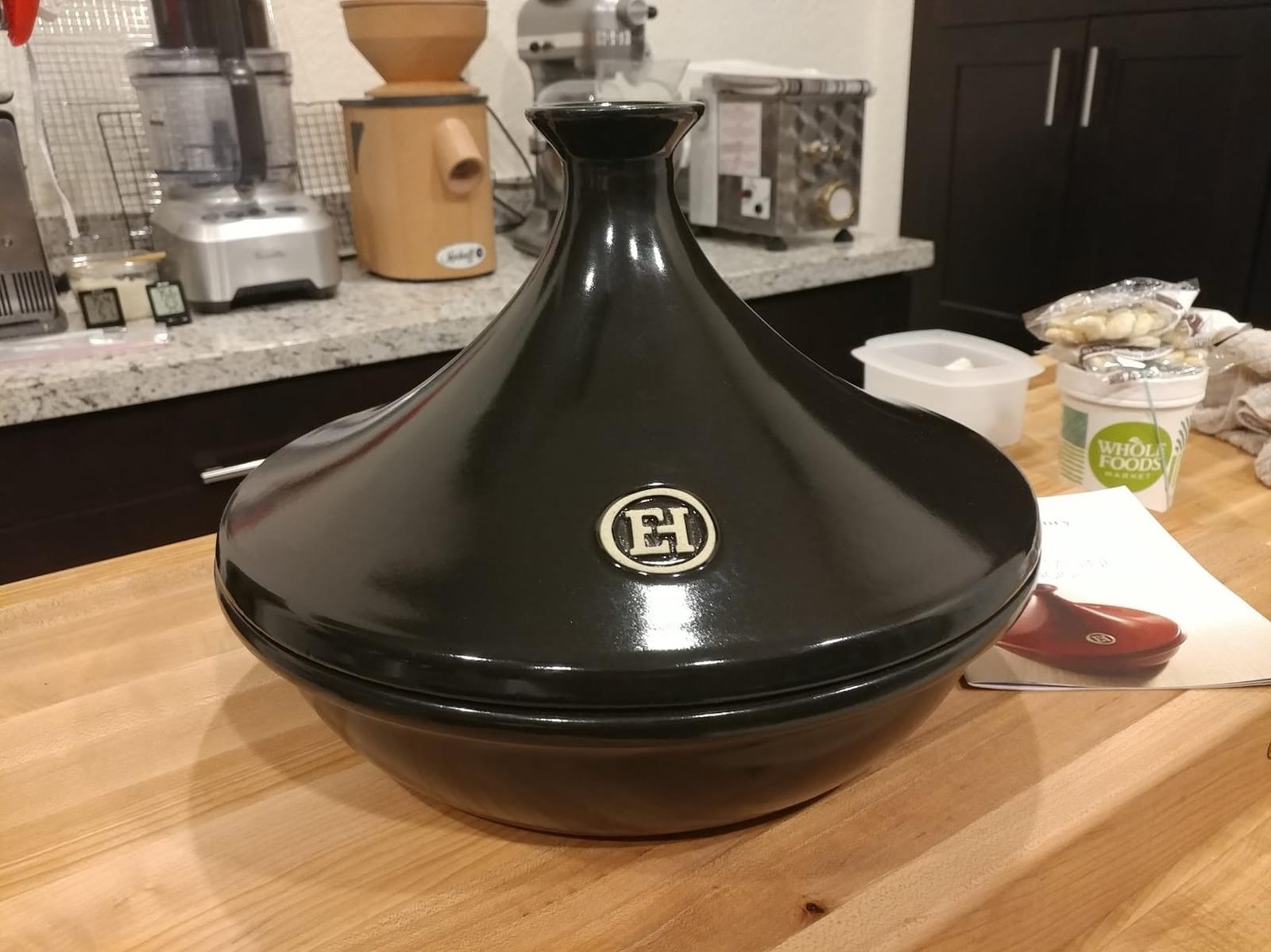 Emile Henry Made In France Flame Tagine, 3.7 quart, Burgundy customer photo 1