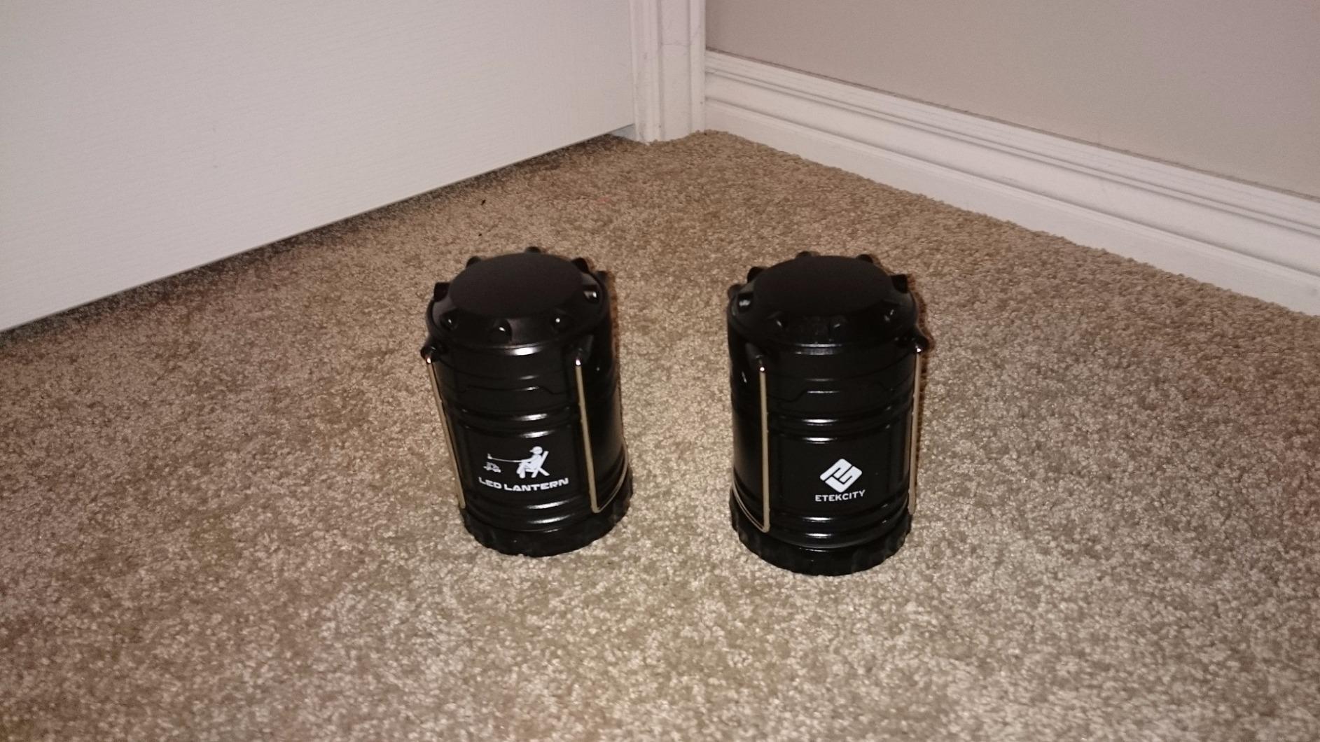 Etekcity LED Camping Lanterns, Battery Operated, 2 Pack | Power Outages, Hurricane Preparedness, Camping, Emergency Kit, Water Resistant, Collapsible Design, Batteries Included customer photo 2