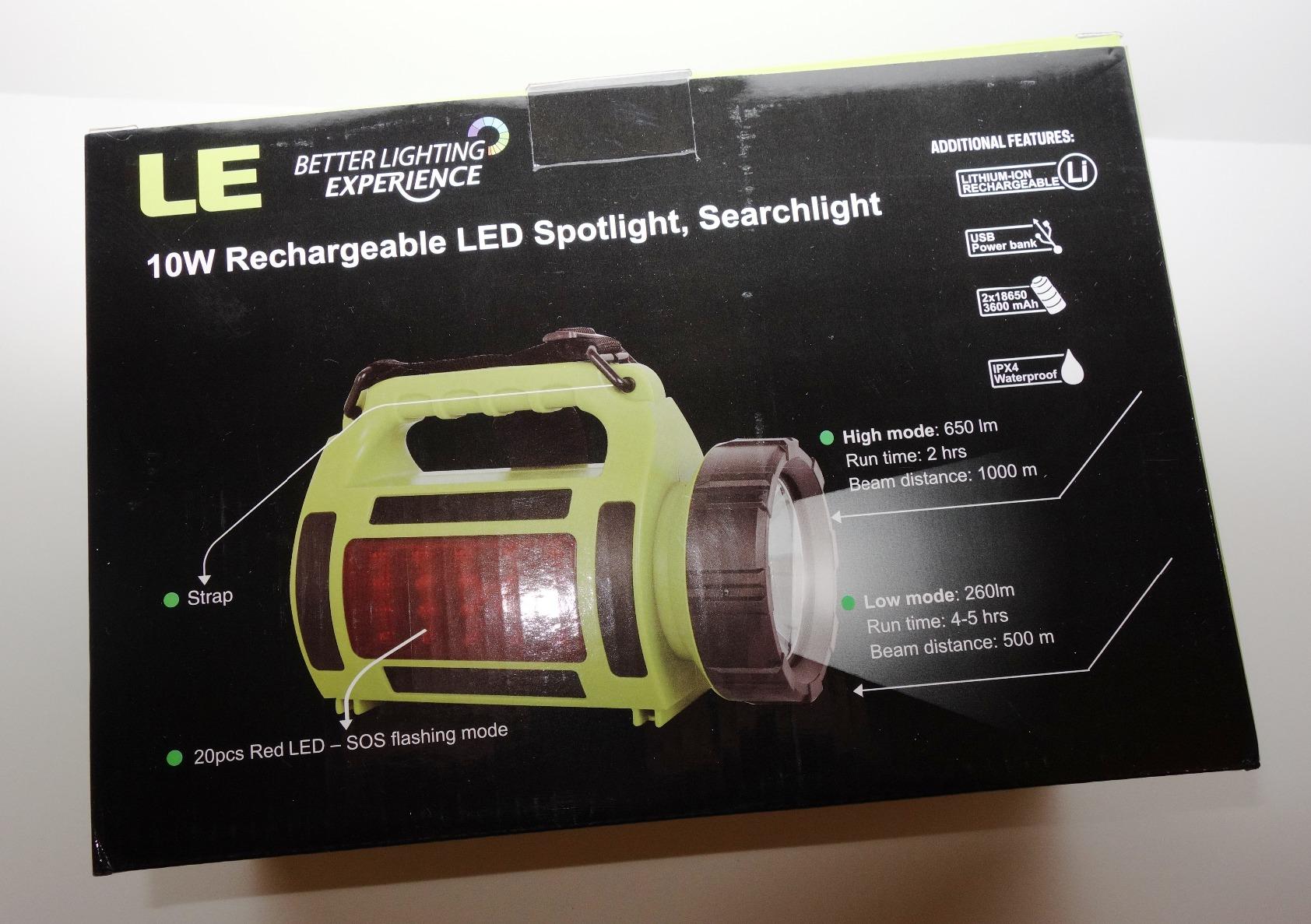 LE Rechargeable LED Lantern, Camping Essentials, 1000LM, 5 Light Modes, IPX4 Waterproof, 3600mAh, Lantern Flashlight for Hurricane Emergency, Hiking, Home and More, USB Cable Included customer photo 1