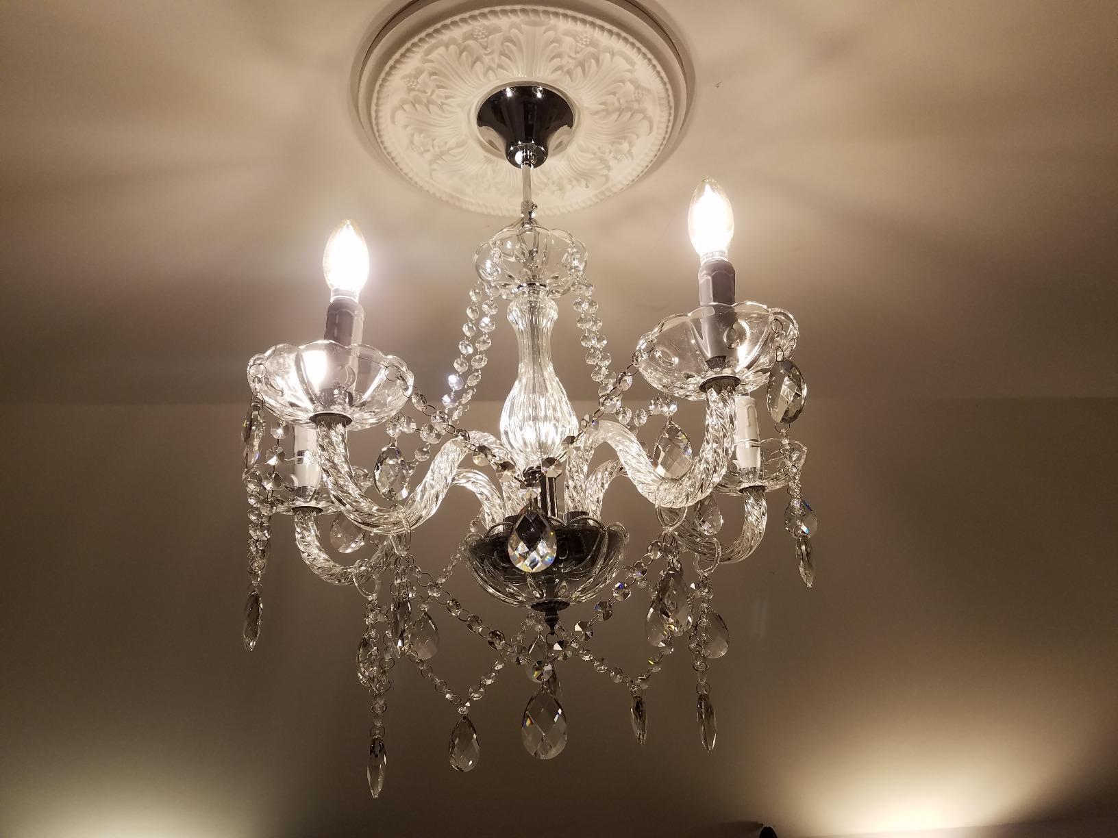Saint Mossi 5 Light Modern Contemporary Elegant K9 Crystal Glass Chandelier Pendant Ceiling Lighting Fixture customer photo 1