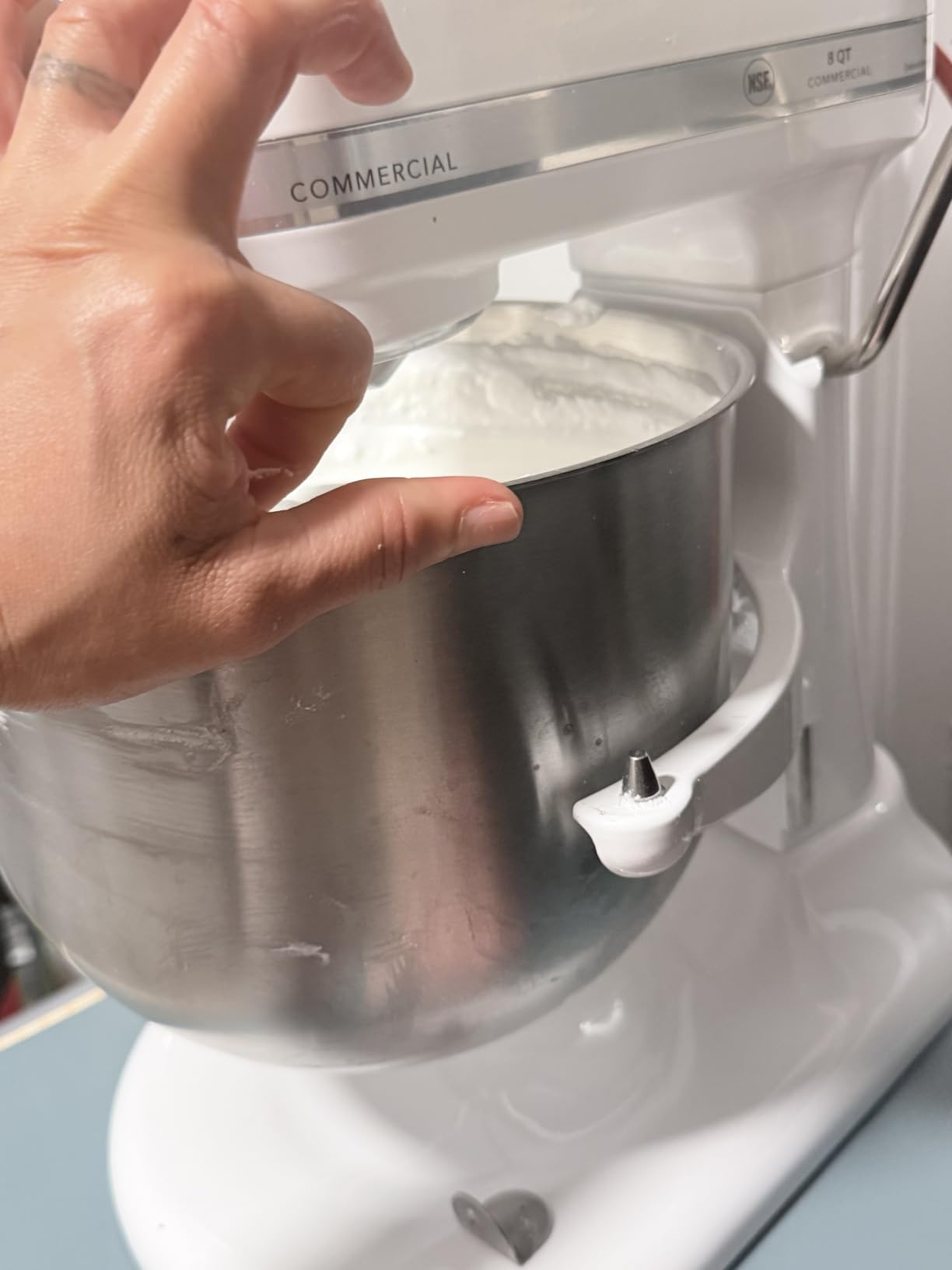 KitchenAid NSF Certified Commercial Series 8-Qt Bowl Lift Stand Mixer - KSM8990 customer photo 2