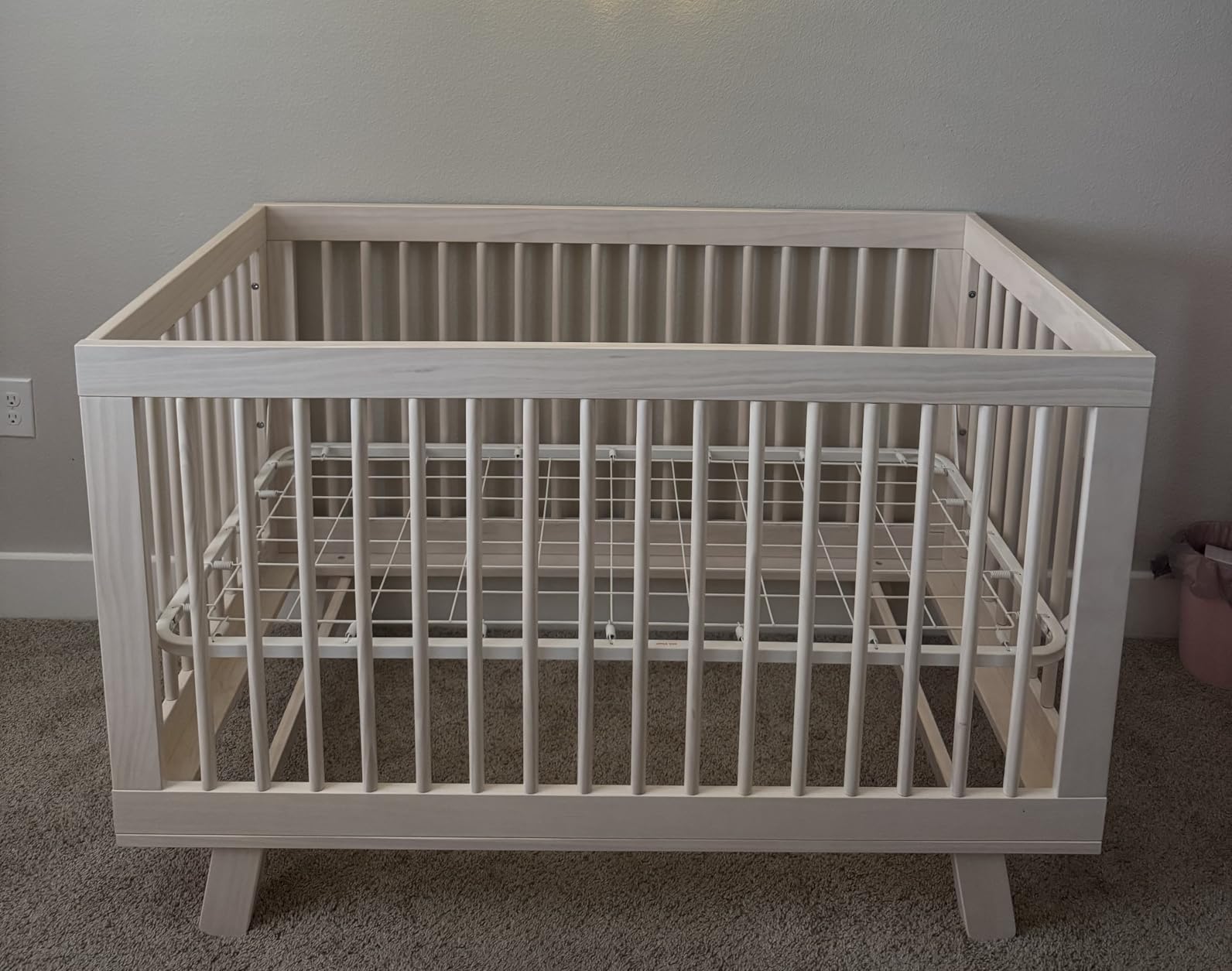 Babyletto Hudson 3-in-1 Convertible Baby Crib, Washed Natural - GREENGUARD Gold Certified, Converts to Toddler Bed & Daybed customer photo 1