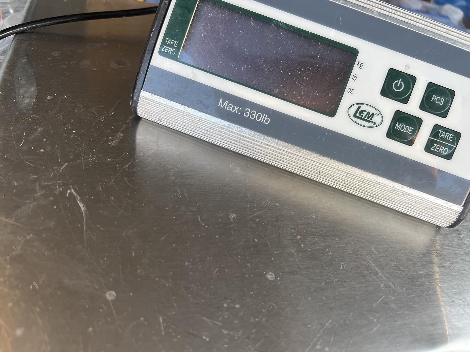 LEM Products 330 lb Stainless Steel Digital Scale customer photo 1