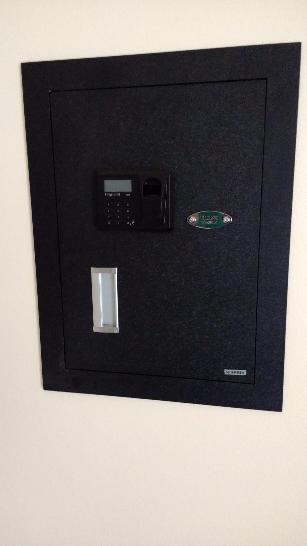 Viking Security Safe VS-52BLX Hidden Wall Biometric Safe | Heavy Duty Fingerprint Access customer photo 1