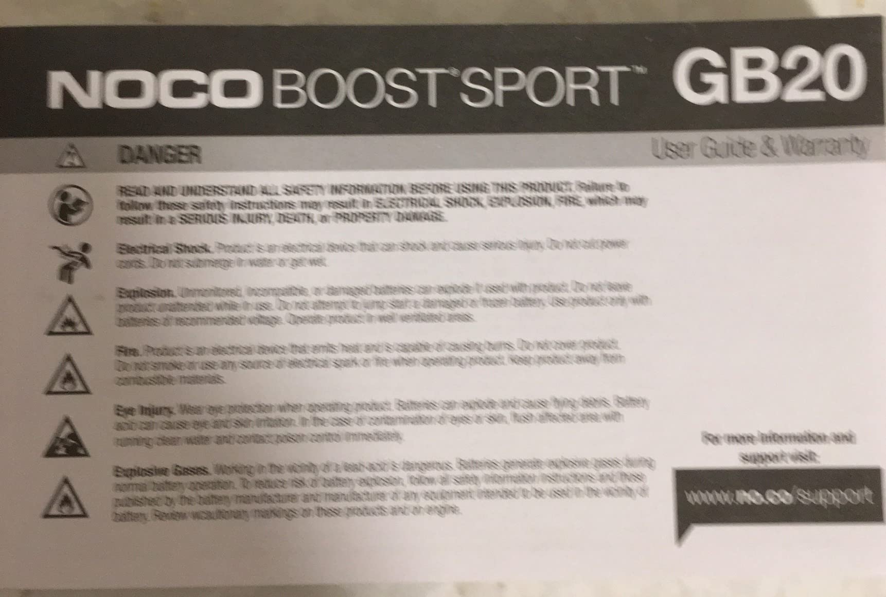 NOCO Boost GB20: 500A UltraSafe Jump Starter customer photo 2