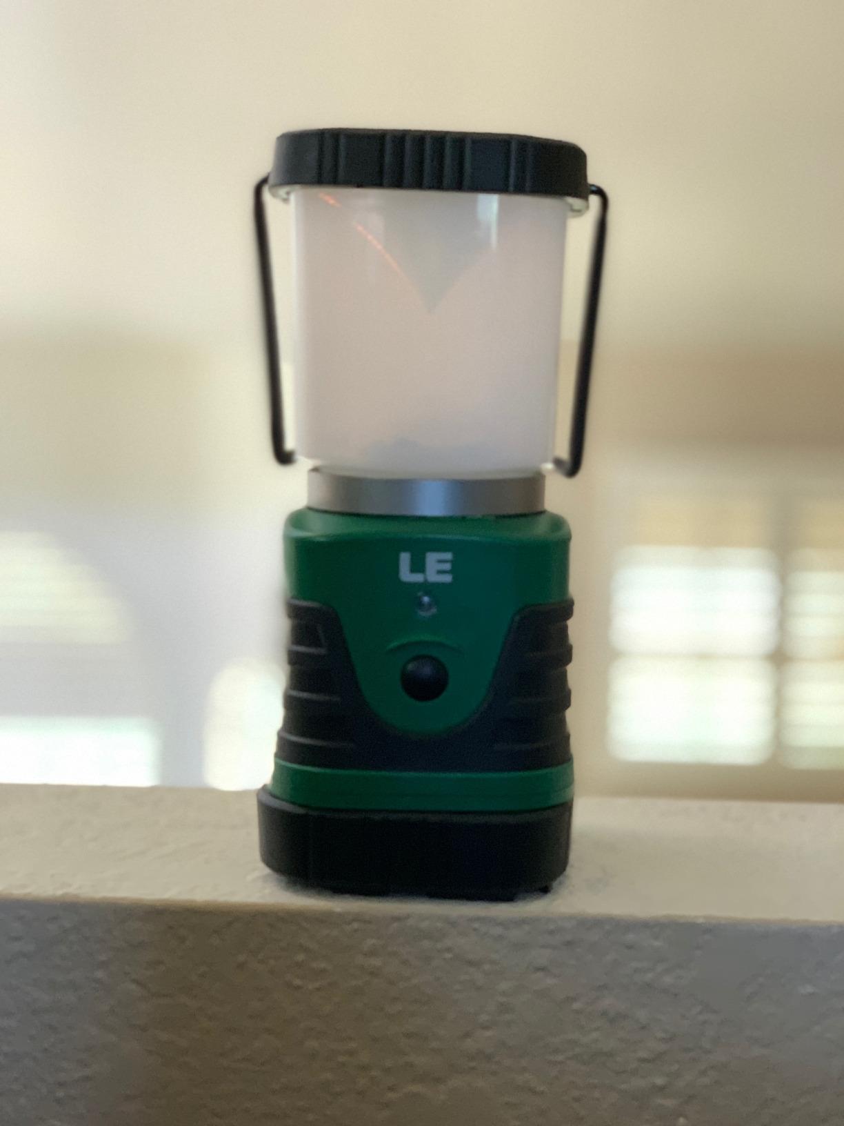 Lepro 1000LM LED Camping Lantern Rechargeable, 4400mAh, 4 Light Modes | Tent Light, Camping Essentials, Waterproof Lantern Flashlight for Camping, Emergency Light, Power Outages, USB Cable Included customer photo 1