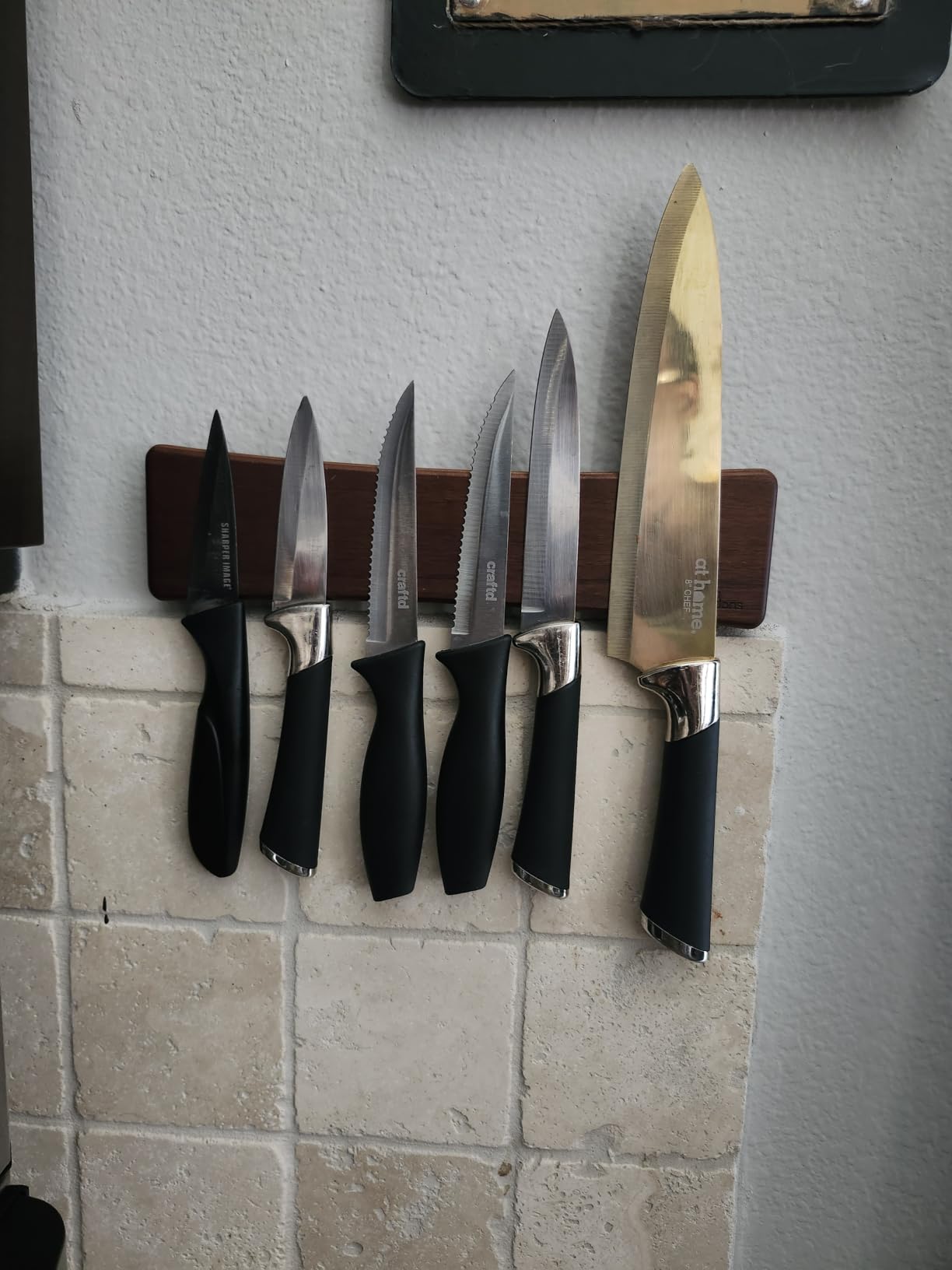 Modern Innovations 16 Inch Stainless Steel Magnetic Knife Bar with Multi-Purpose Functionality as a Knife Holder, Knife Strip, Magnetic Tool Organizer, Art Supply Organizer & Home Organizer customer photo 1