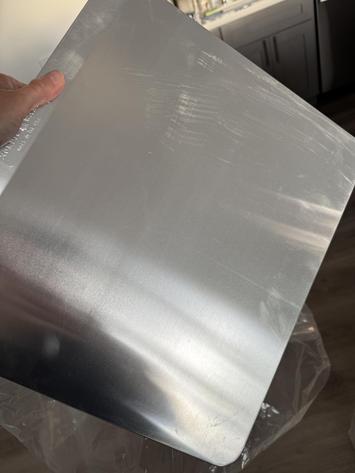 Nordic Ware Naturals Insulated Baking Sheet, Uncoated Natural Aluminum for Cooking and Baking customer photo 2