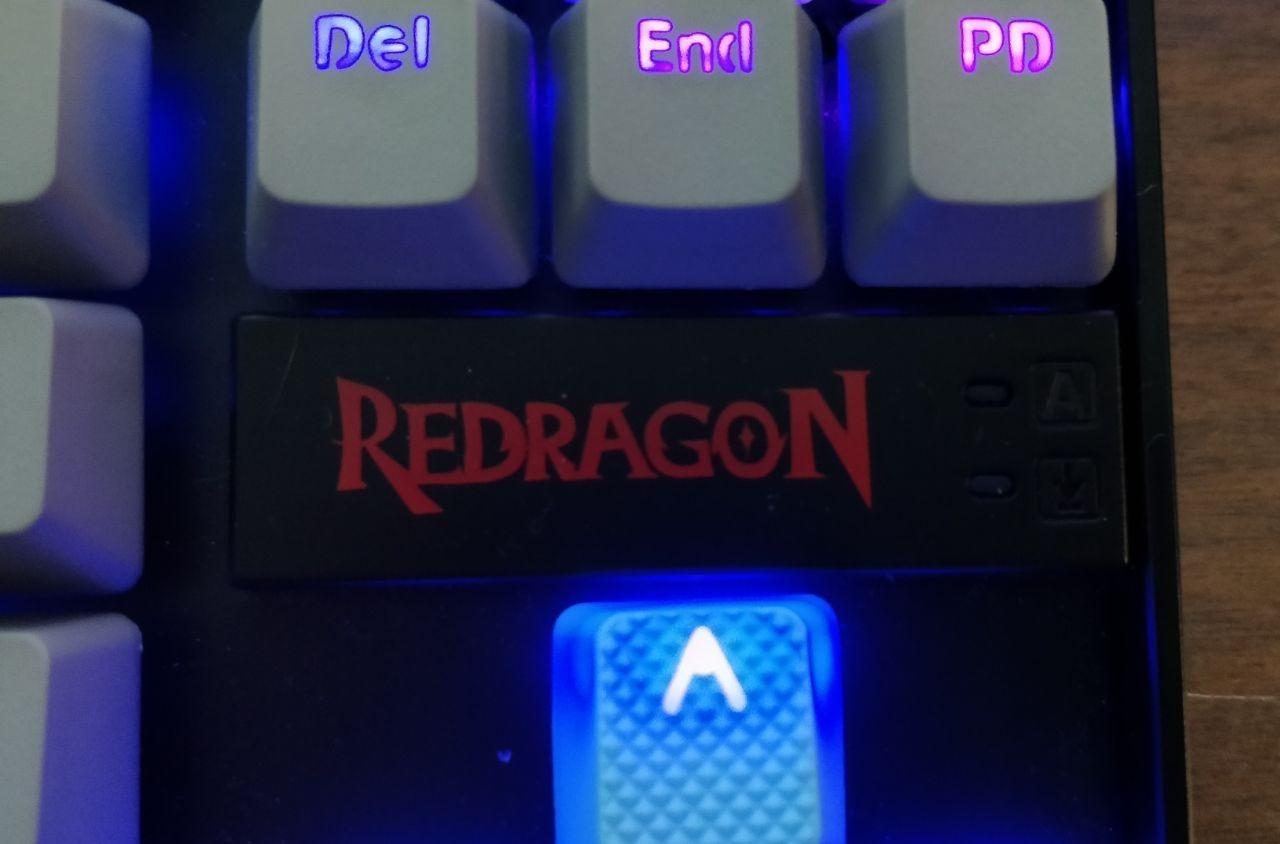 Redragon K552P Mechanical Gaming Keyboard TKL with 18 Backlight Modes, Hot-Swappable Blue Switches, 87-Key Compact Ergonomic Design, N-Key Rollover & Software Programmable Macro - RGB, Black customer photo 1