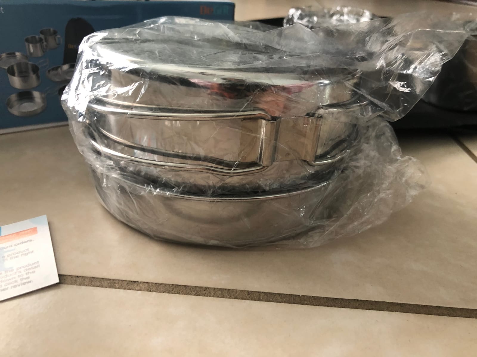 BeGrit Backpacking Camping Cookware Mini Picnic Camping Cooking Mess Kit with Pot and Pan Set for Hiking customer photo 1