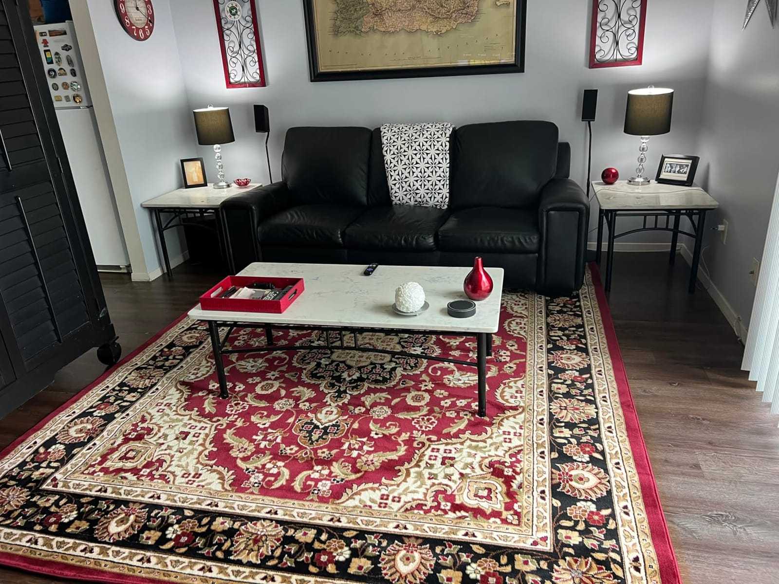Well Woven Barclay Collection Medallion Kashan Red 6x9 Area Rug - for Living Room, Bedroom, and Dining Room customer photo 2