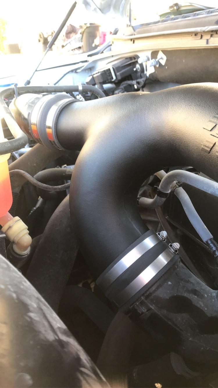 K&N Cold Air Intake System: High-Flow Air Filter, Increase Performance & Towing: Compatible with 2015-2026 FORD: F150 V6 2.7L, 63-2593 customer photo 2