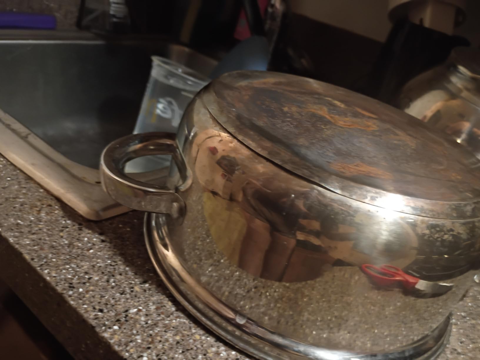 Oster Dutch Oven with Steamer Basket 3-Quart - Sangerfield Stainless Steel, Stovetop Steamer for Vegetables, Rice & Tamales, Dishwasher Safe customer photo 2