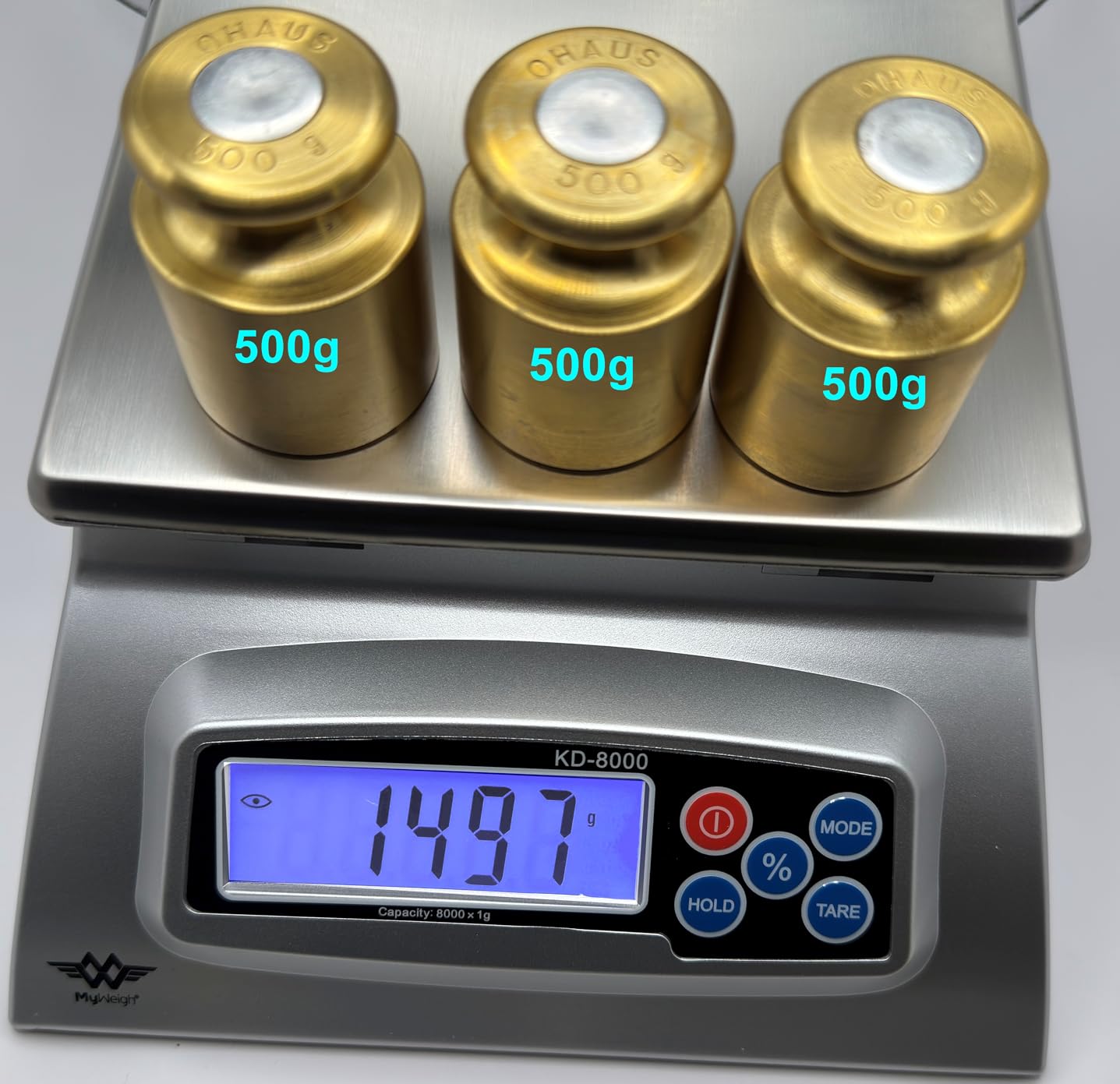 My Weigh KD-8000 Digital Food Scale (Silver) customer photo 2