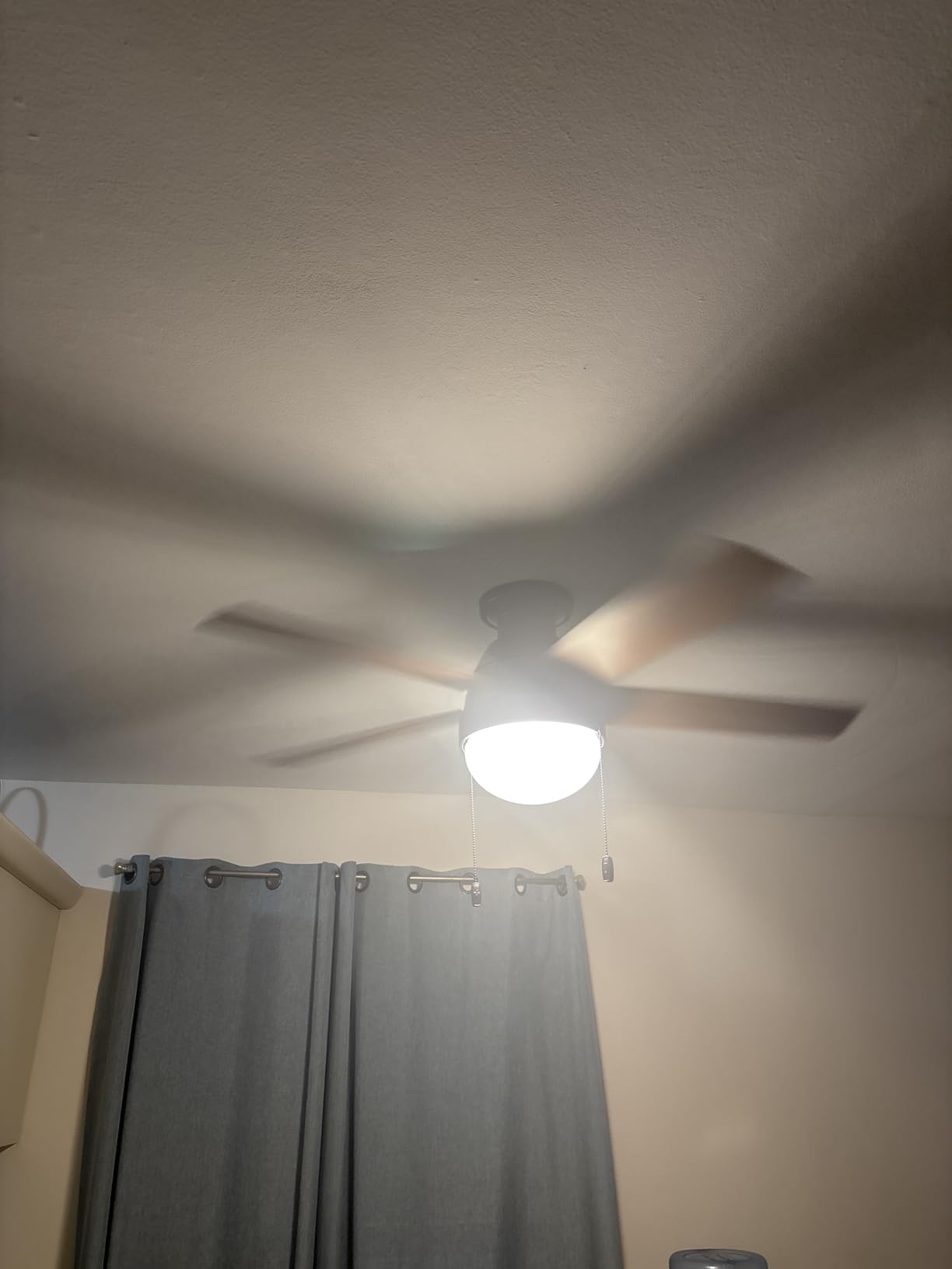 Hunter Anslee 46 inch Low Profile Indoor Ceiling Fan with LED Light - Fresh White customer photo 2