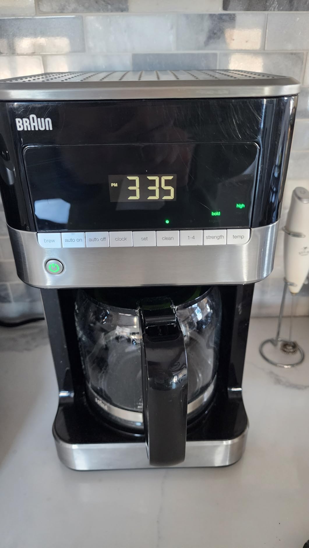 Braun BrewSense 12-Cup Drip Coffee Maker with 24 Hour Timer, 2 Brew Styles customer photo 1