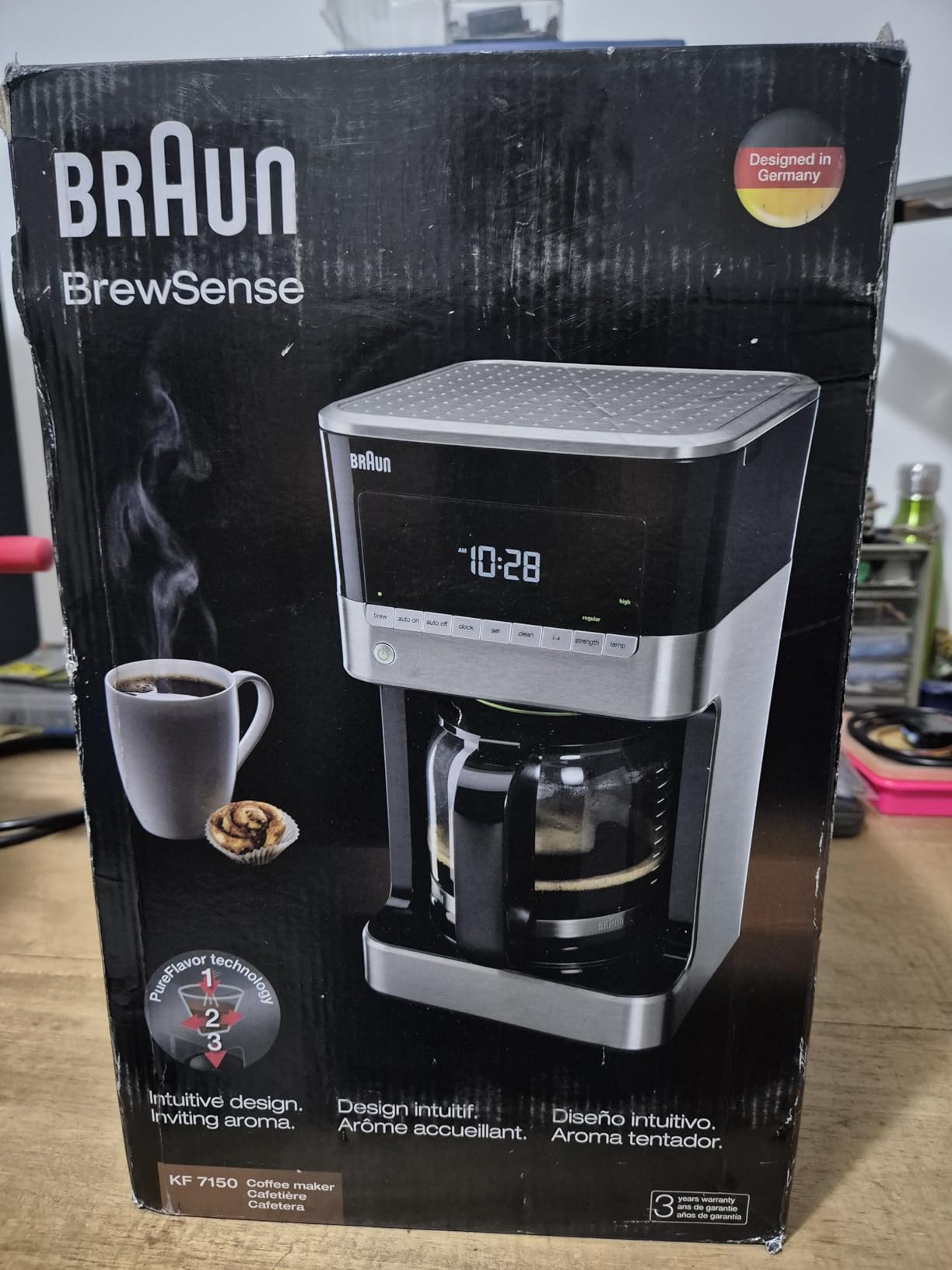 Braun BrewSense 12-Cup Drip Coffee Maker with 24 Hour Timer, 2 Brew Styles customer photo 2