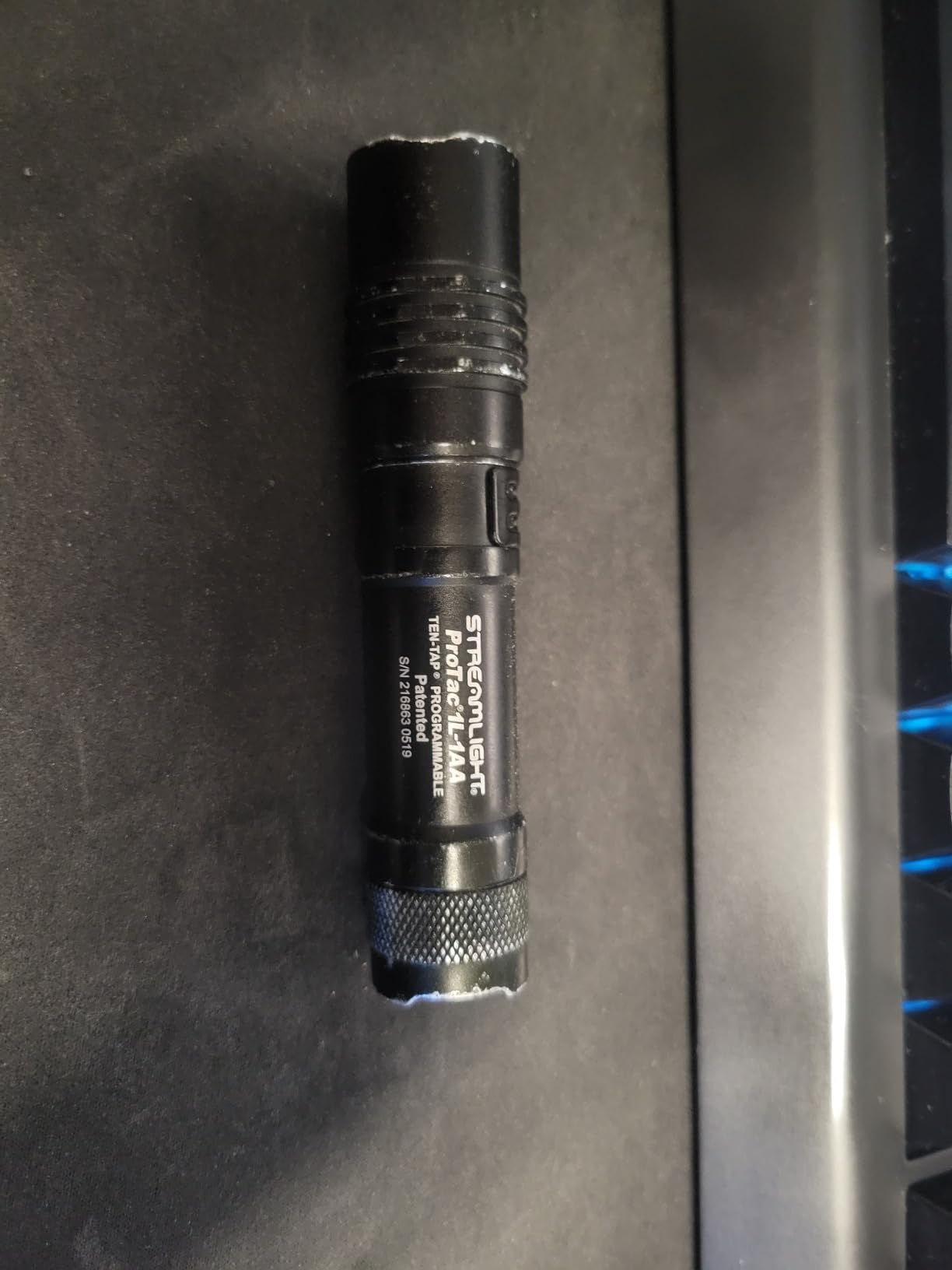 Streamlight 88061 ProTac 1L-1AA Tactical Flashlight, Black | 350 lumens; multi-fuel or 18650; IPX7 waterproof; impact-resistance tested; anti-roll body with pocket clip customer photo 1