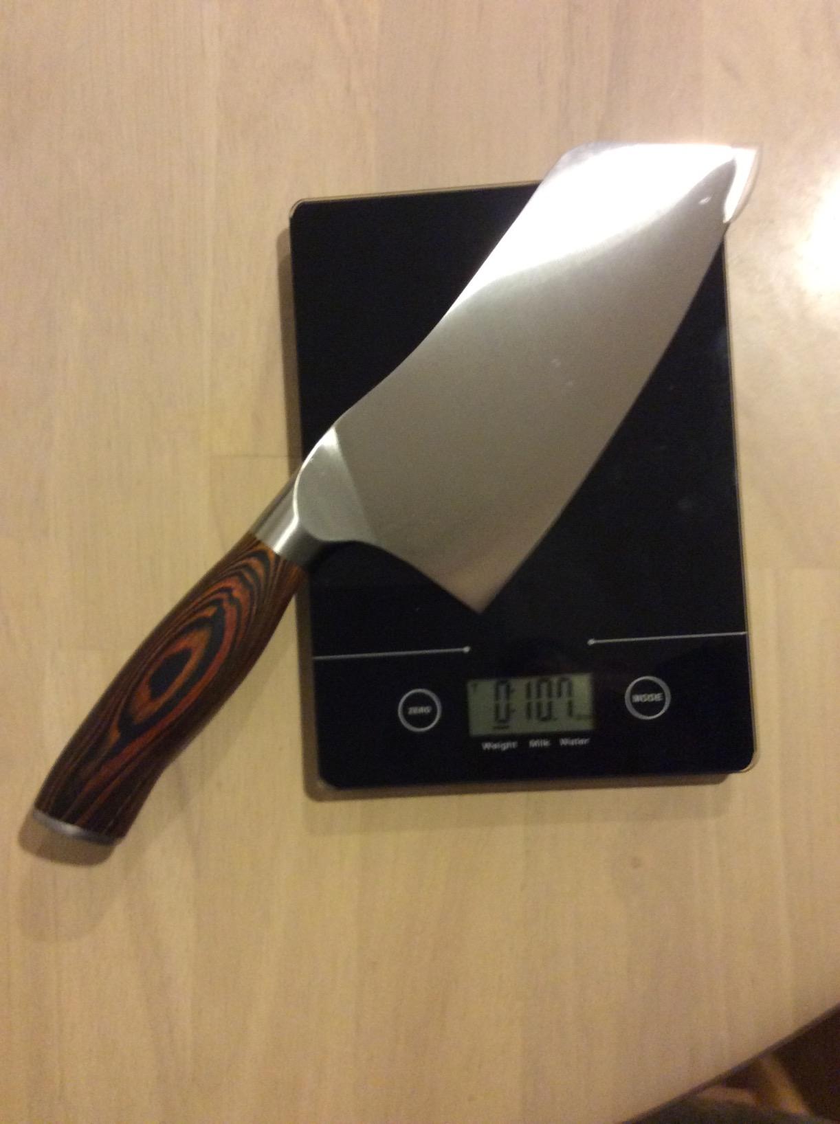 TUO Vegetable Cleaver Knife, Chinese Chef Knife 7 inch Meat Cleaver with Pakkawood Handle, Stainless Steel Butcher Chopper - Fiery Phoenix Series customer photo 2