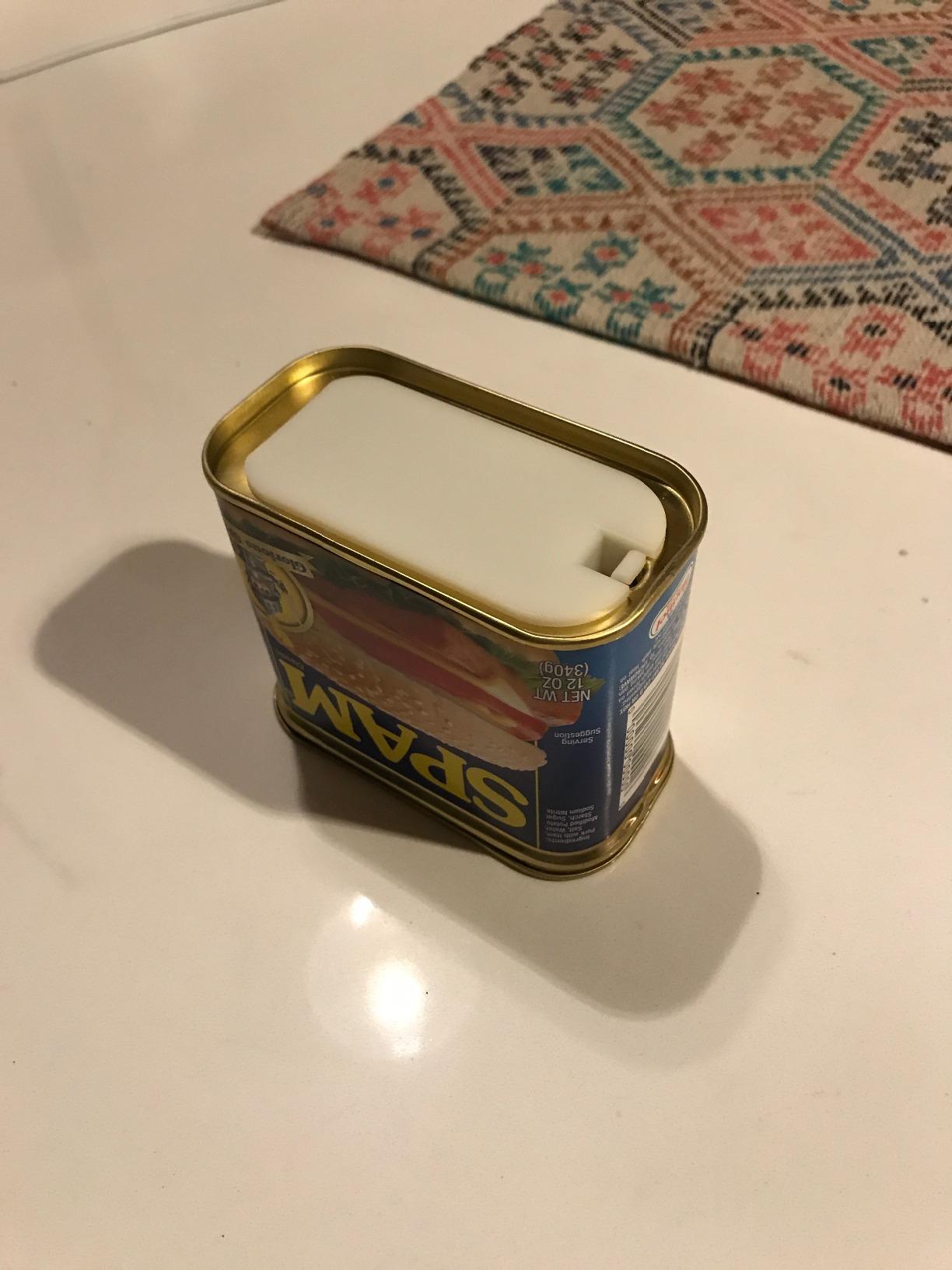 BigMouth Spam Diversion Can Safe, Hidden Stash Container for Valuables, Realistic Weighted Secret Compartment customer photo 2