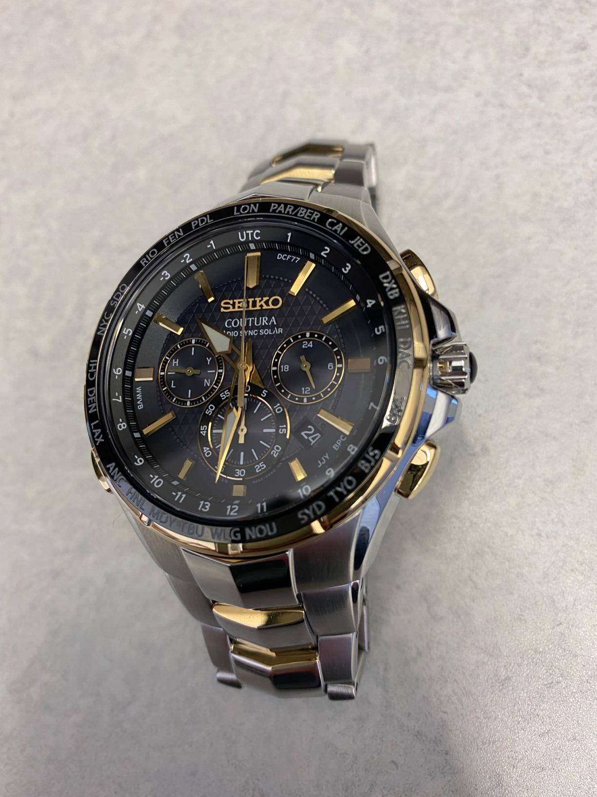 SEIKO Coutura Men's Radio Sync Solar Chronograph Watch customer photo 1