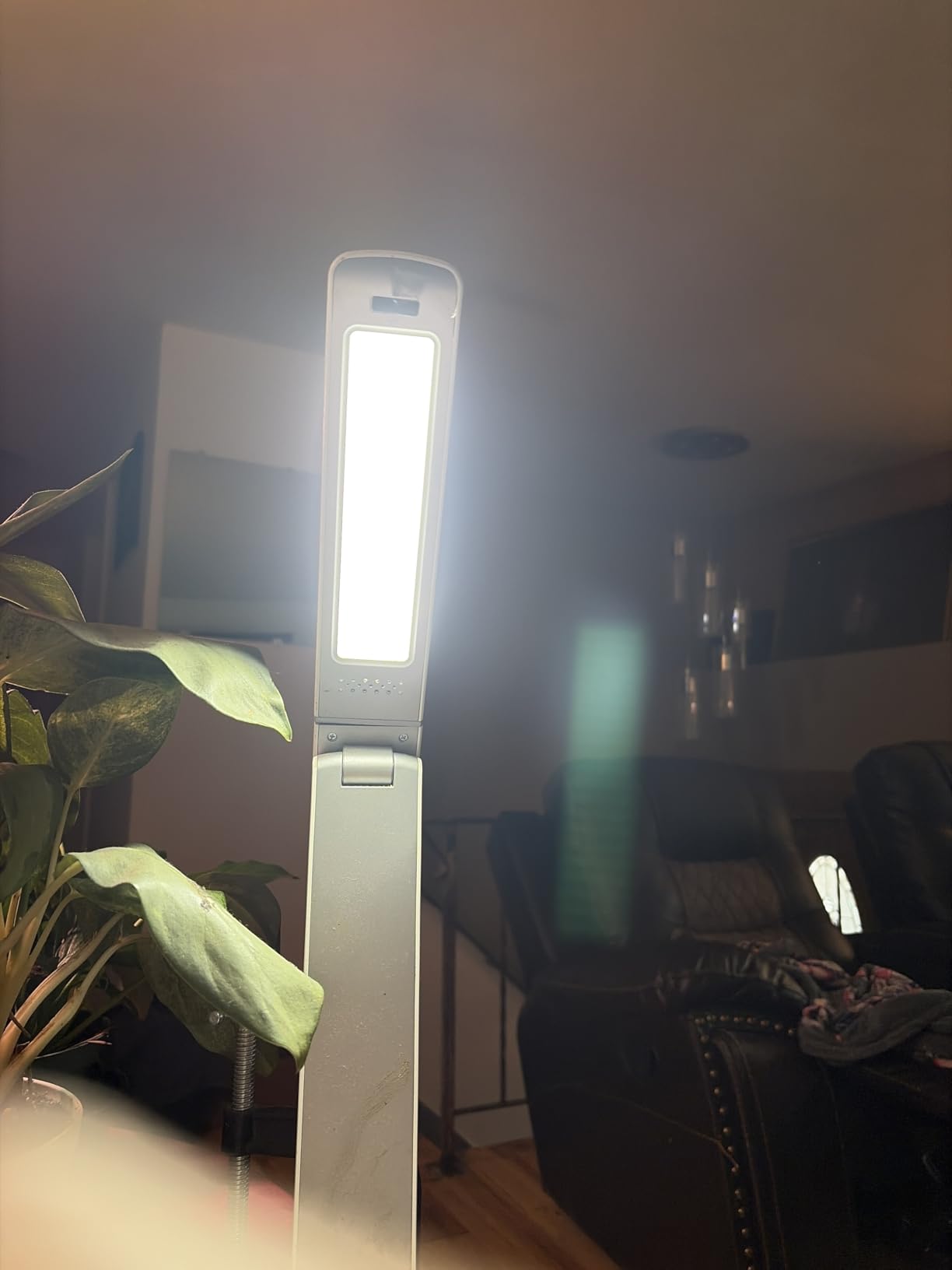 Circadian Optics Lumos 10,000 Lux Light Therapy Lamp | Seen On Shark Tank | Sun Lamp For Seasonal Blues | Ultra Bright White Light Therapy | 10,000 LUX | UV-Free | Full-Spectrum | Adjustable Panel customer photo 1