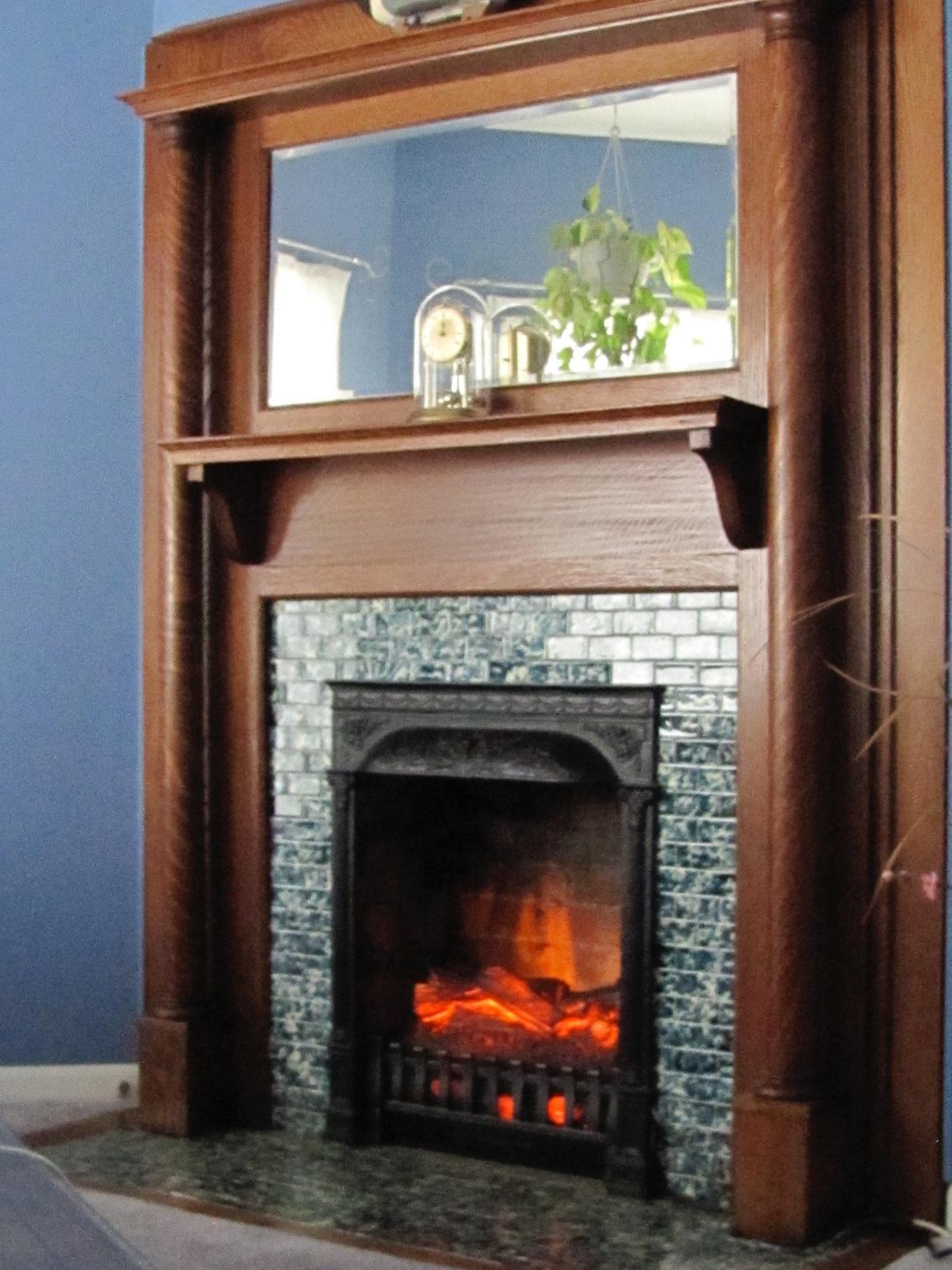 duraflame Electric Log Set 1,000 Sq Ft Heater, Faux Logs Insert with Infrared Flames for Existing Fireplaces, Remote Control Included customer photo 2