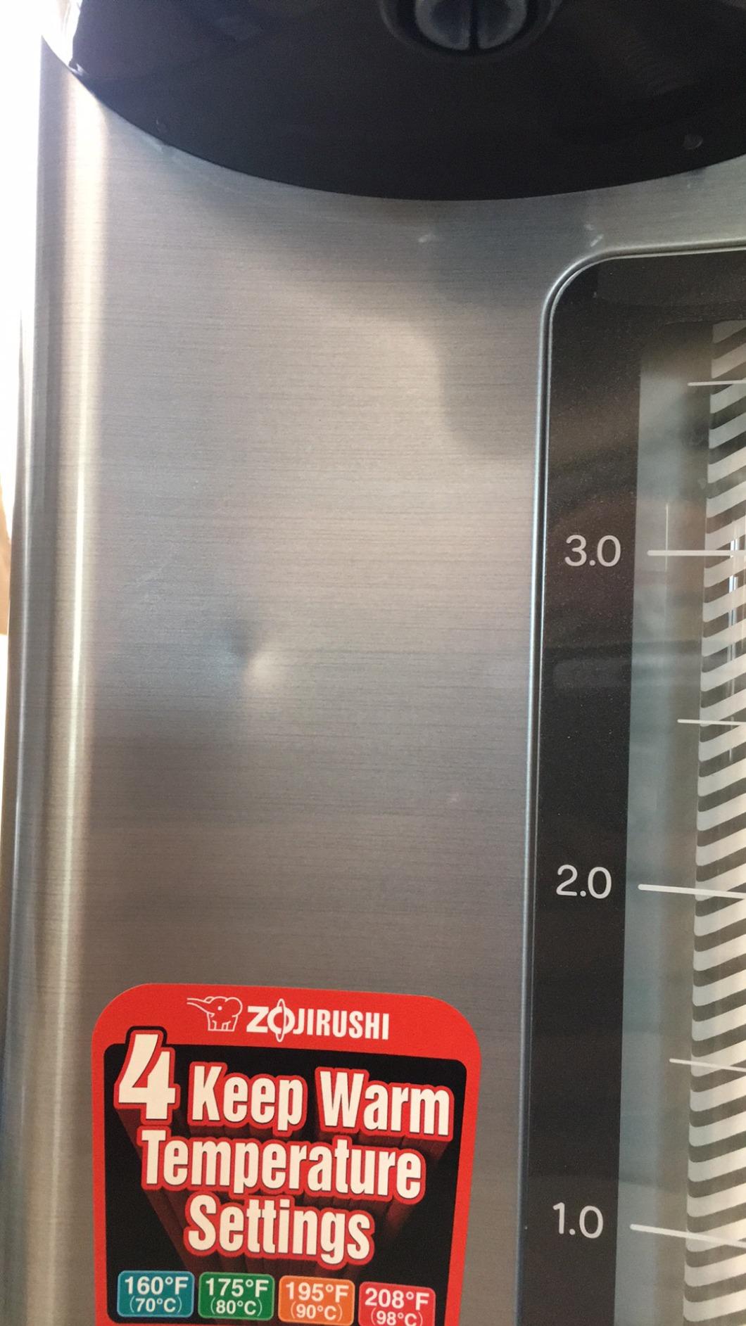 Zojirushi Micom Water Boiler and Warmer CD WCC30, 3.0L, 101 Oz (Silver) | Four heat settings, Quick Temp mode, actual temperature display, timer customer photo 2