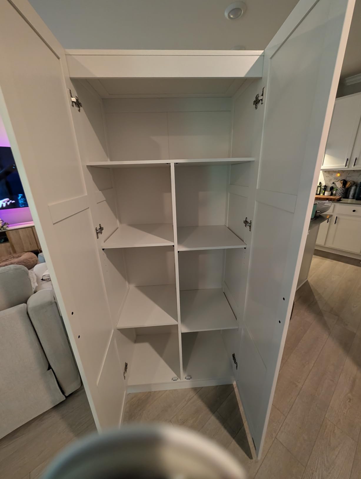 Sauder Select Storage Cabinet / Pantry Cabinets, White Finish customer photo 1