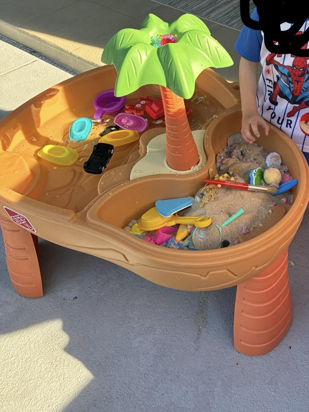 Step2 Dino Dig Sand and Water Table, Kids Activity Sensory Playset, Summer Outdoor Toys, 7 Piece Water Toy Accessories, For Toddlers 2-5 Years Old customer photo 2