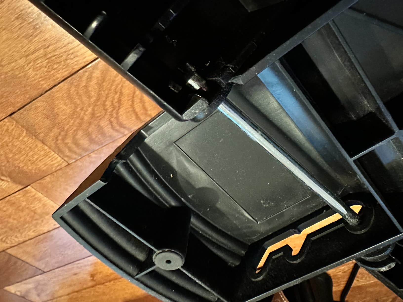 Mind Reader Foot Rest, Under Desk at Work, Ergonomic, Height Adjustable, Office, Plastic, 17