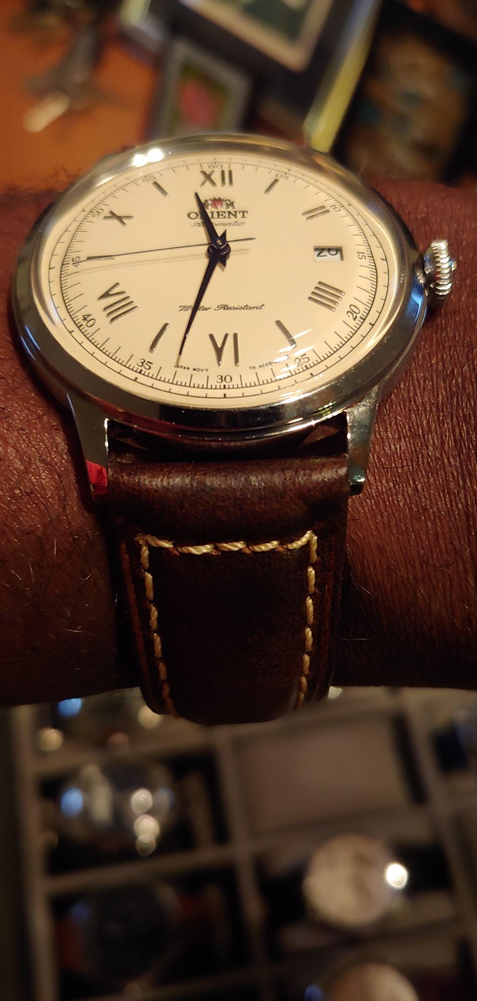 Bambino Version 2 | Automatic/Hand-Winding Wrist Watch | 40.5 mm Case | Classic Watch customer photo 1