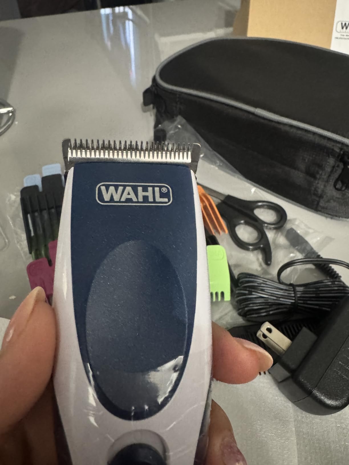 Wahl Color Pro Cordless Rechargeable Hair Clipper & Trimmer - Easy Color-Coded Guide Combs - for Men, Women, & Children - Model 9649P customer photo 2