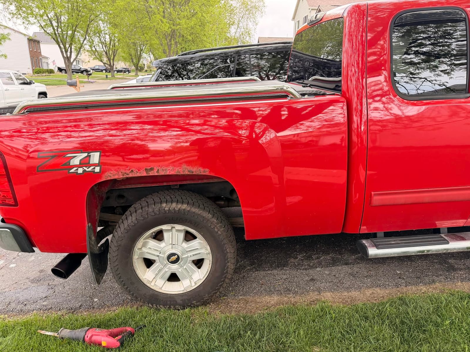 Tyger Auto Fender Flare Compatible with 2007-2013 Chevy Silverado 1500 2500 3500HD (Not Fit 07 Classic) 6.5' & 8' Bed, Fine-Textured Black Paintable Factory Style 4pc | TG-FF6C4288 customer photo 2