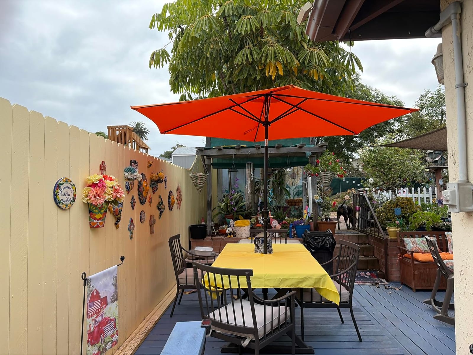 Best Choice Products 10ft Outdoor Patio Umbrella, Outdoor Table Umbrella, Yard Umbrella, Market Umbrella with 6 Sturdy Ribs, Push Button, Tilt and Crank - Tan customer photo 1